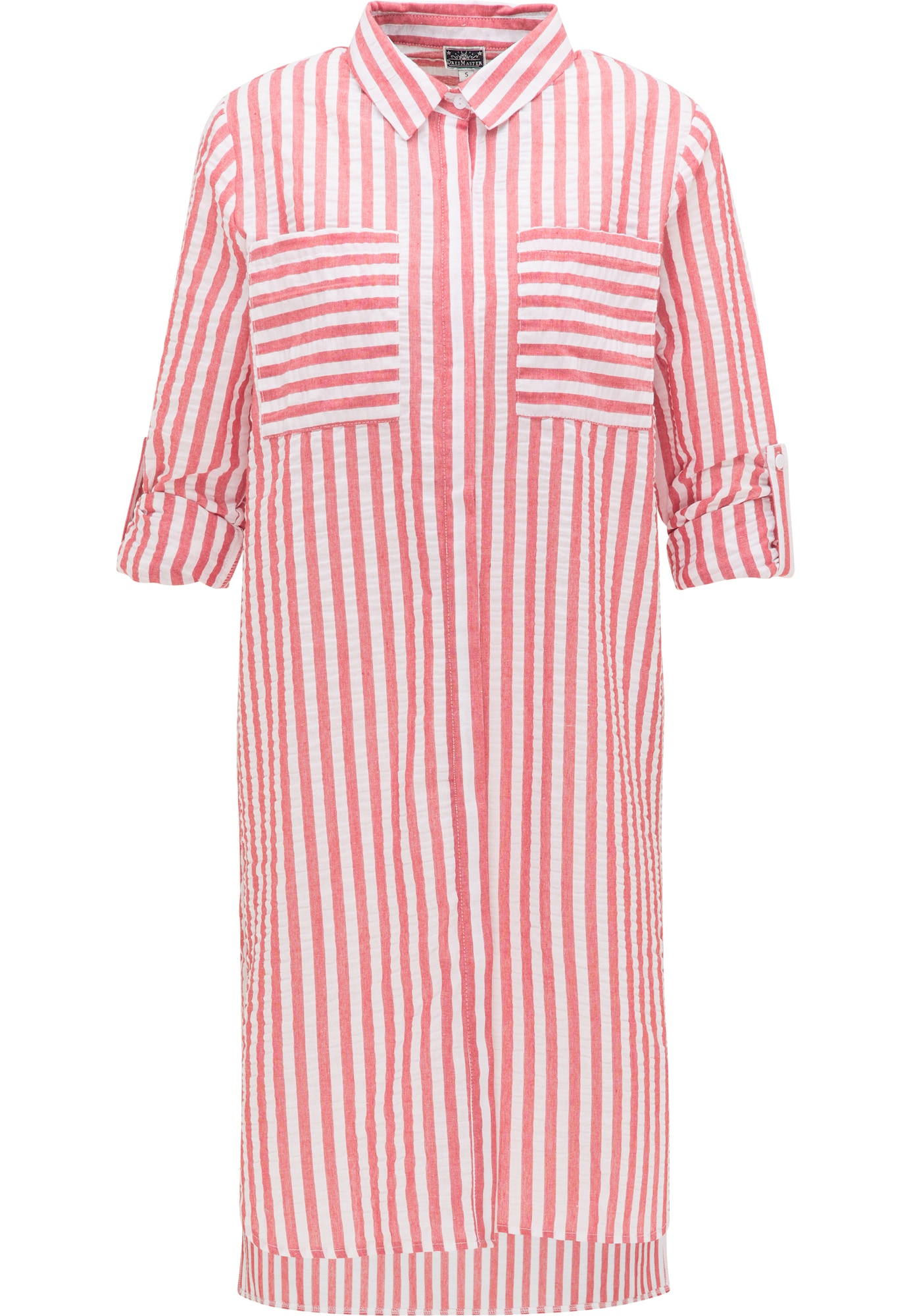 DreiMaster Maritim Bluza  roza / bela