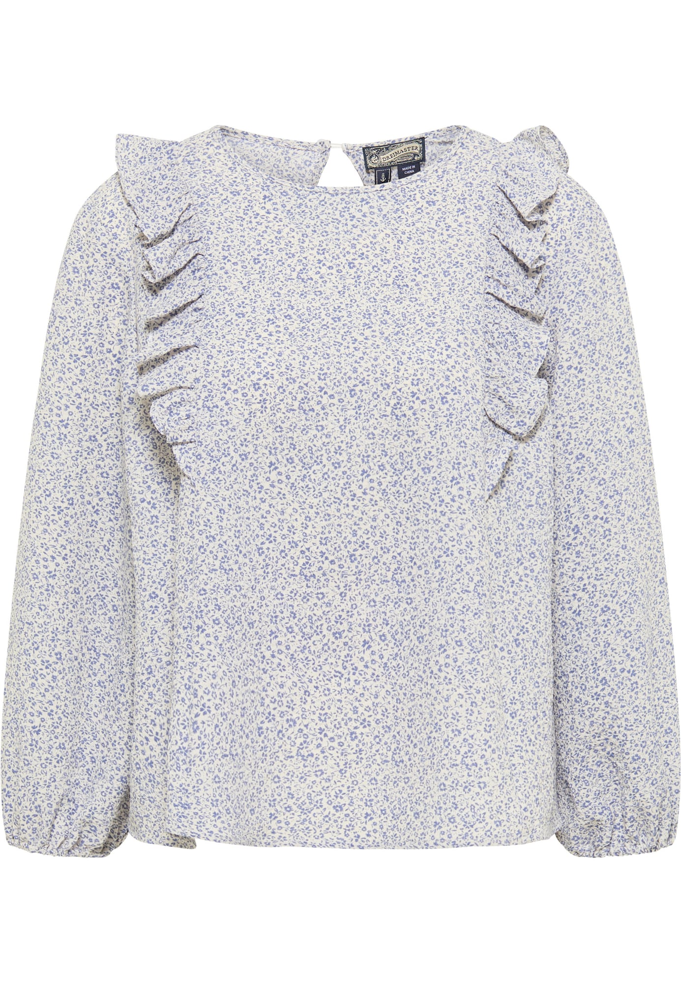 DreiMaster Vintage Bluza  indigo / bela