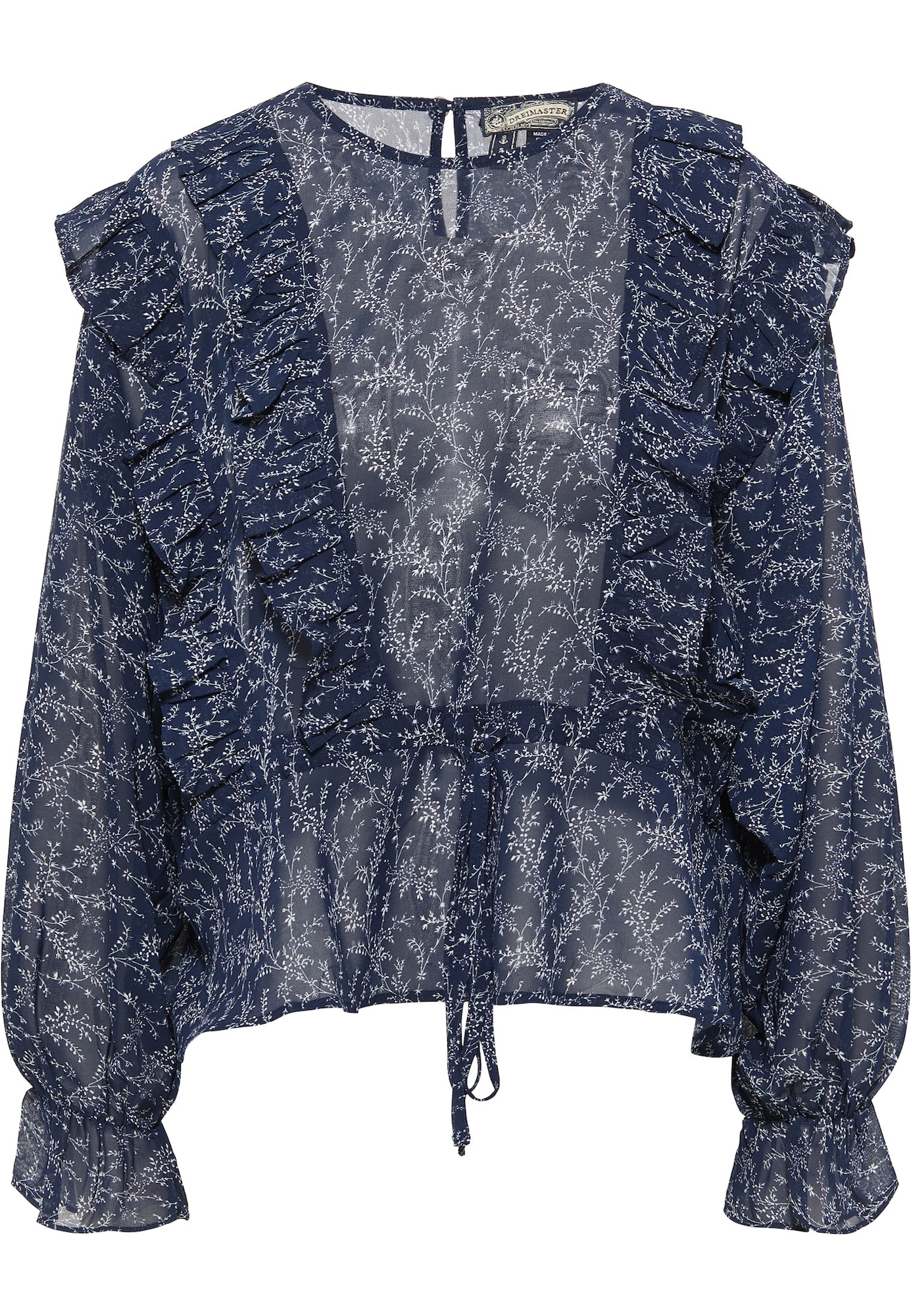 DreiMaster Vintage Bluza  marine / bela