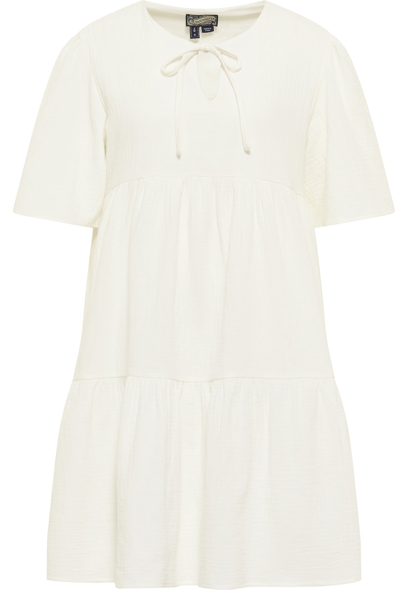 DreiMaster Vintage Obleka  volneno bela
