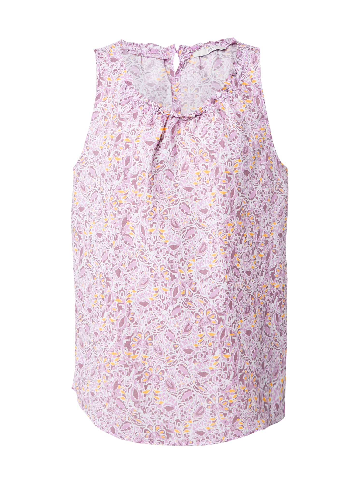 EDC BY ESPRIT Bluza  pastelno lila / oranžna / rdeče vijolična / bela