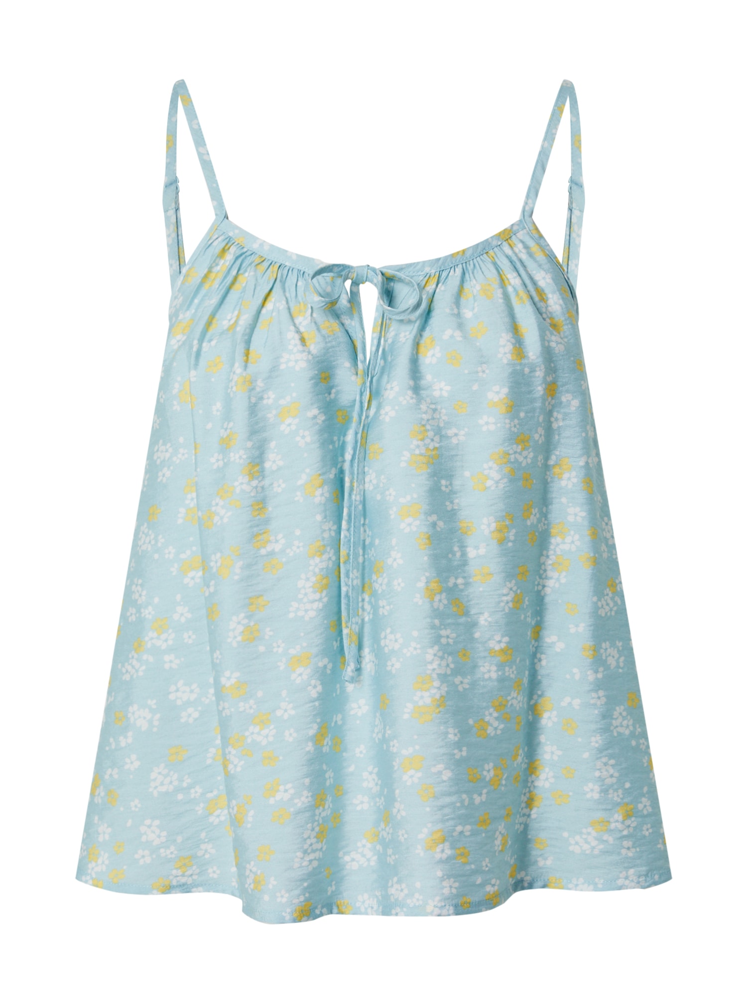 EDITED Top 'NADA'  svetlo modra / med / bela