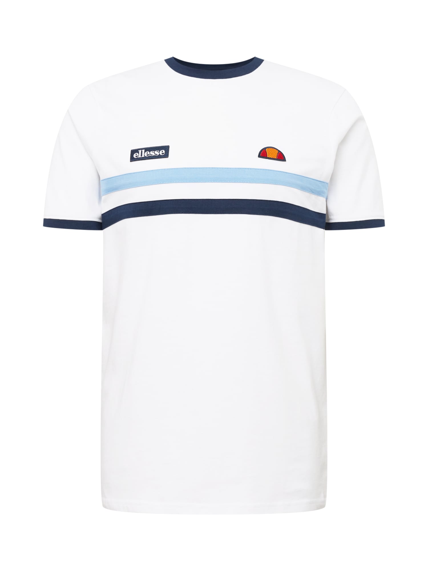 ELLESSE Majica 'Banlo'  mornarska / svetlo modra / bela