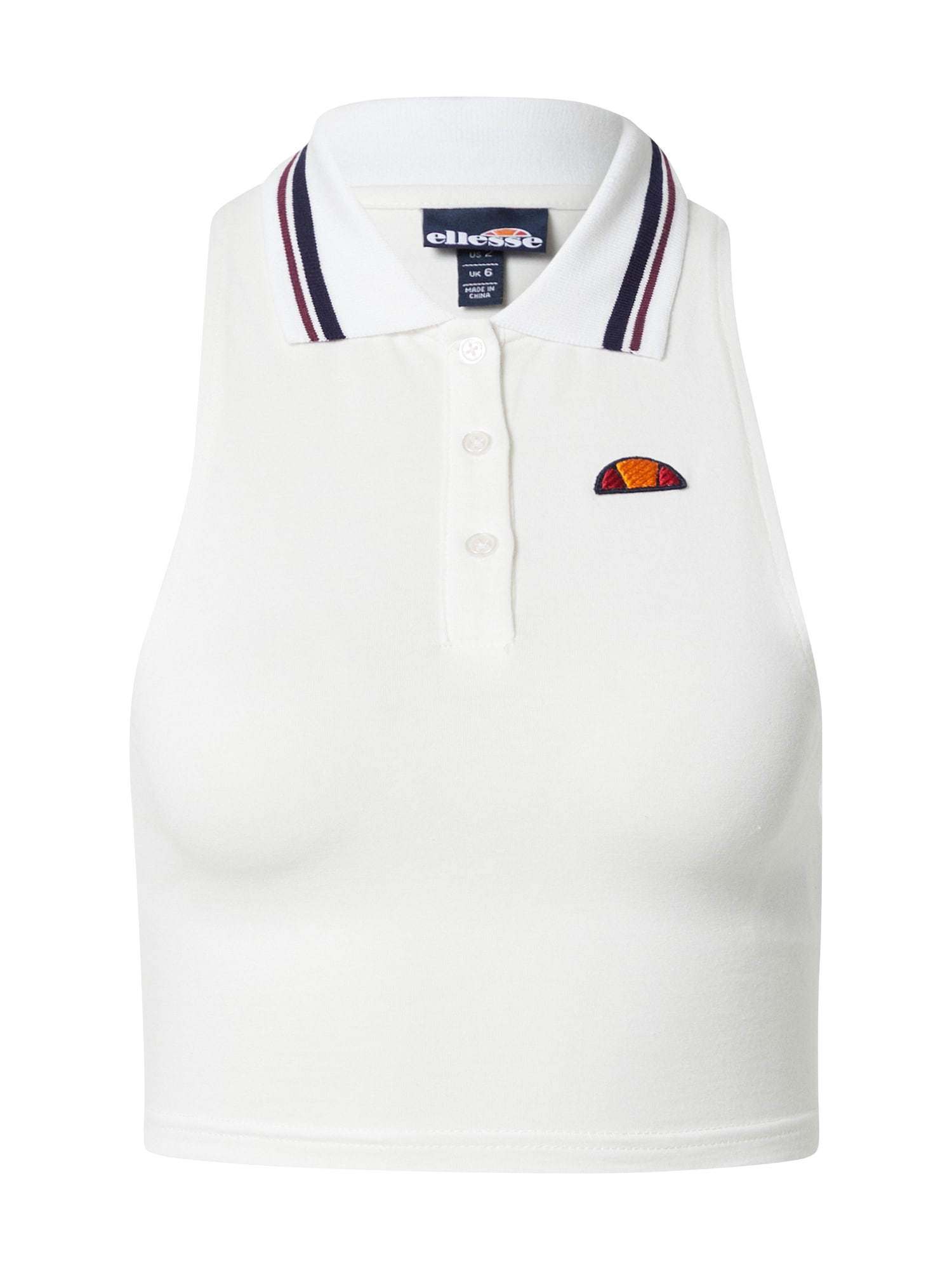 ELLESSE Top  mornarska / oranžna / rdeča / burgund / off-bela