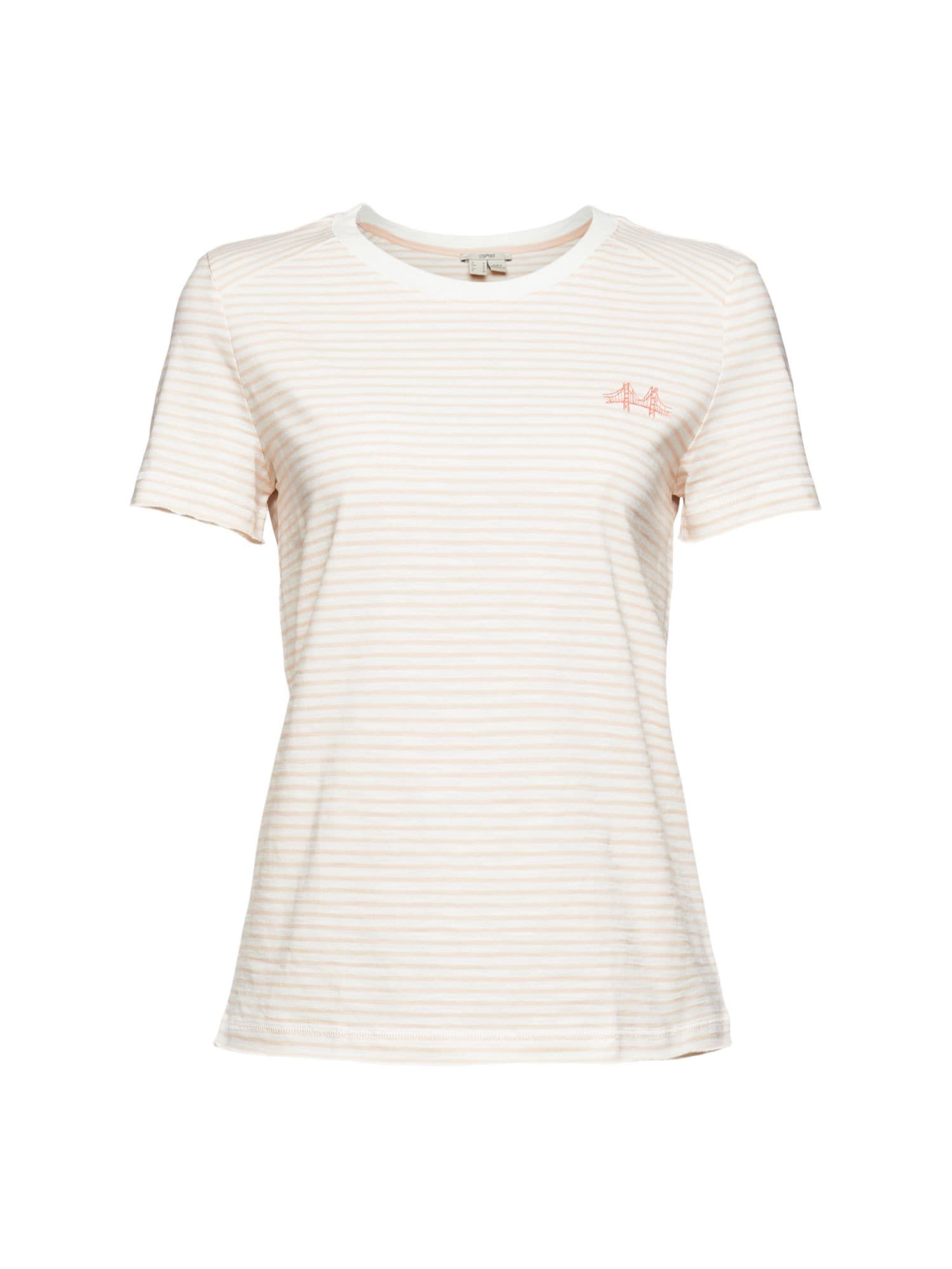 ESPRIT Majica  rosé / svetlo roza / bela