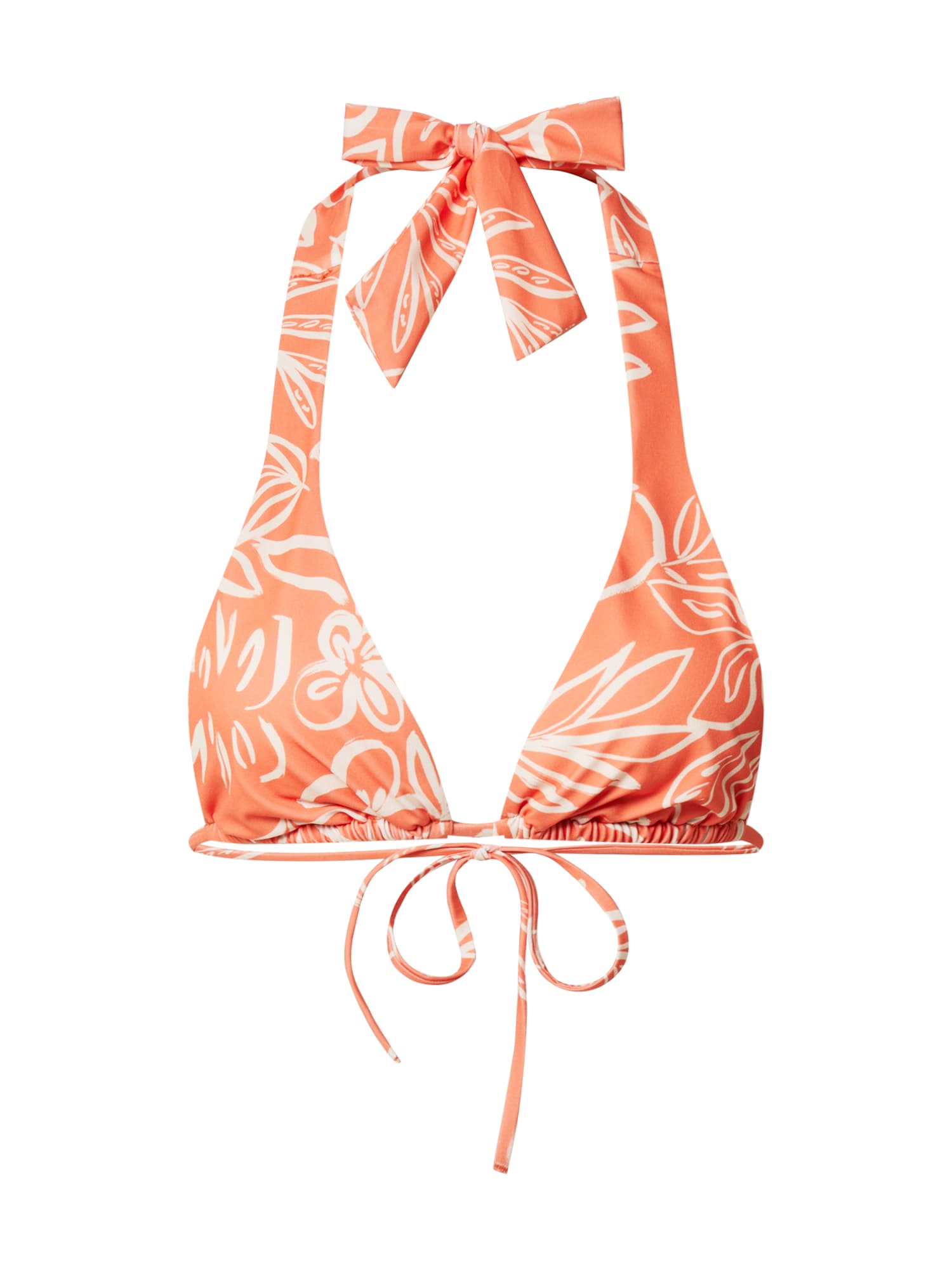 ETAM Bikini zgornji del 'TAILA'  korala / bela