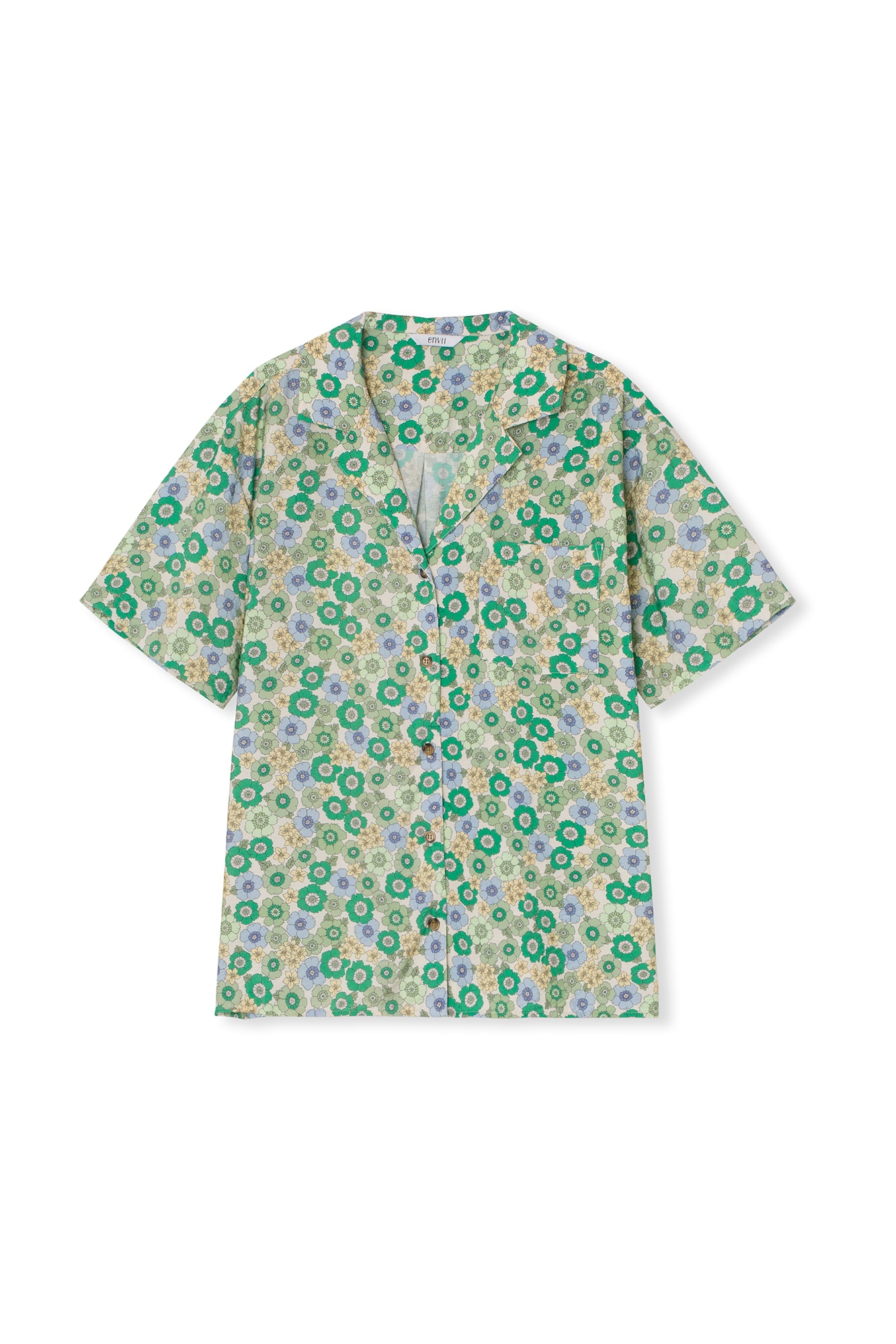 Envii Bluza 'Robyn'  zelena / mešane barve
