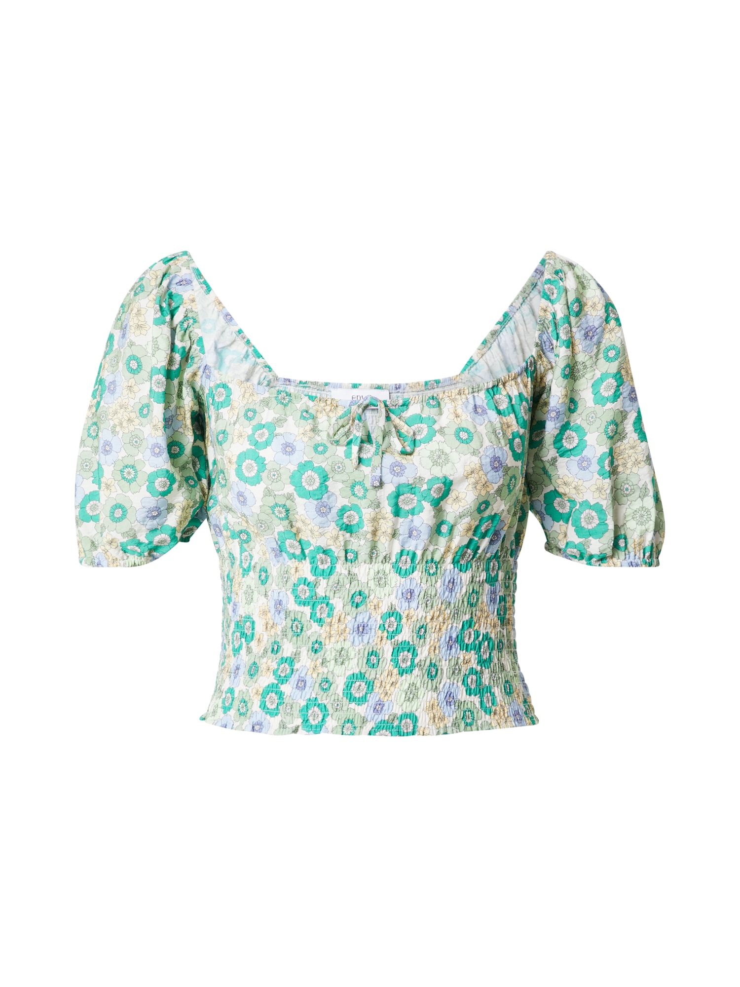 Envii Bluza 'TAMMY'  svetlo modra / žad / jabolko / bela