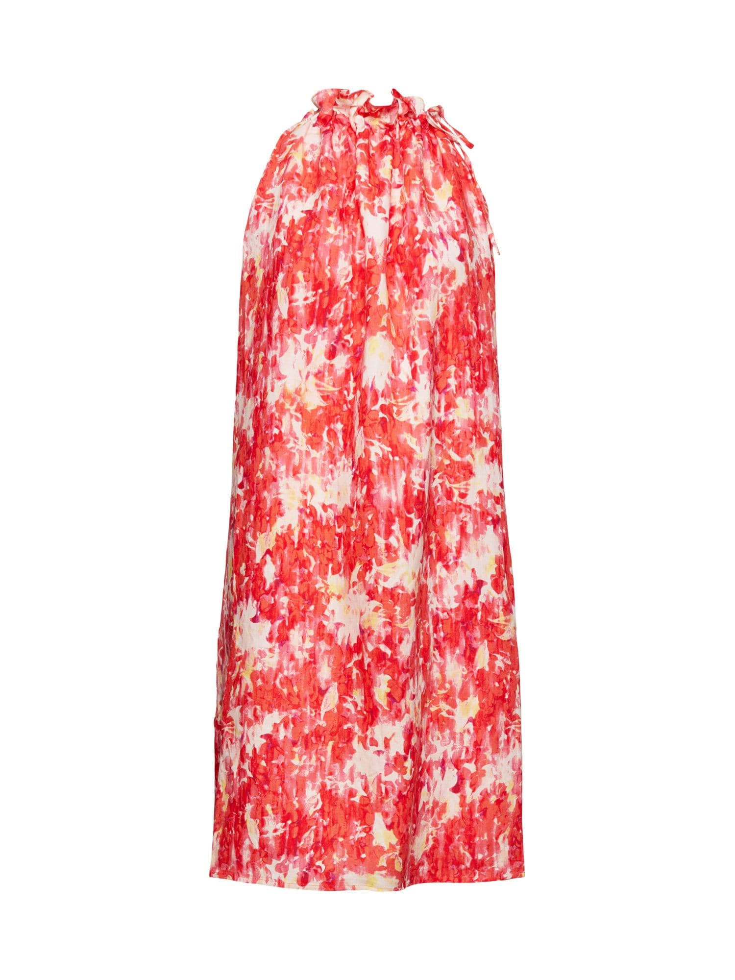 Esprit Collection Obleka  bež / rumena / rdeča