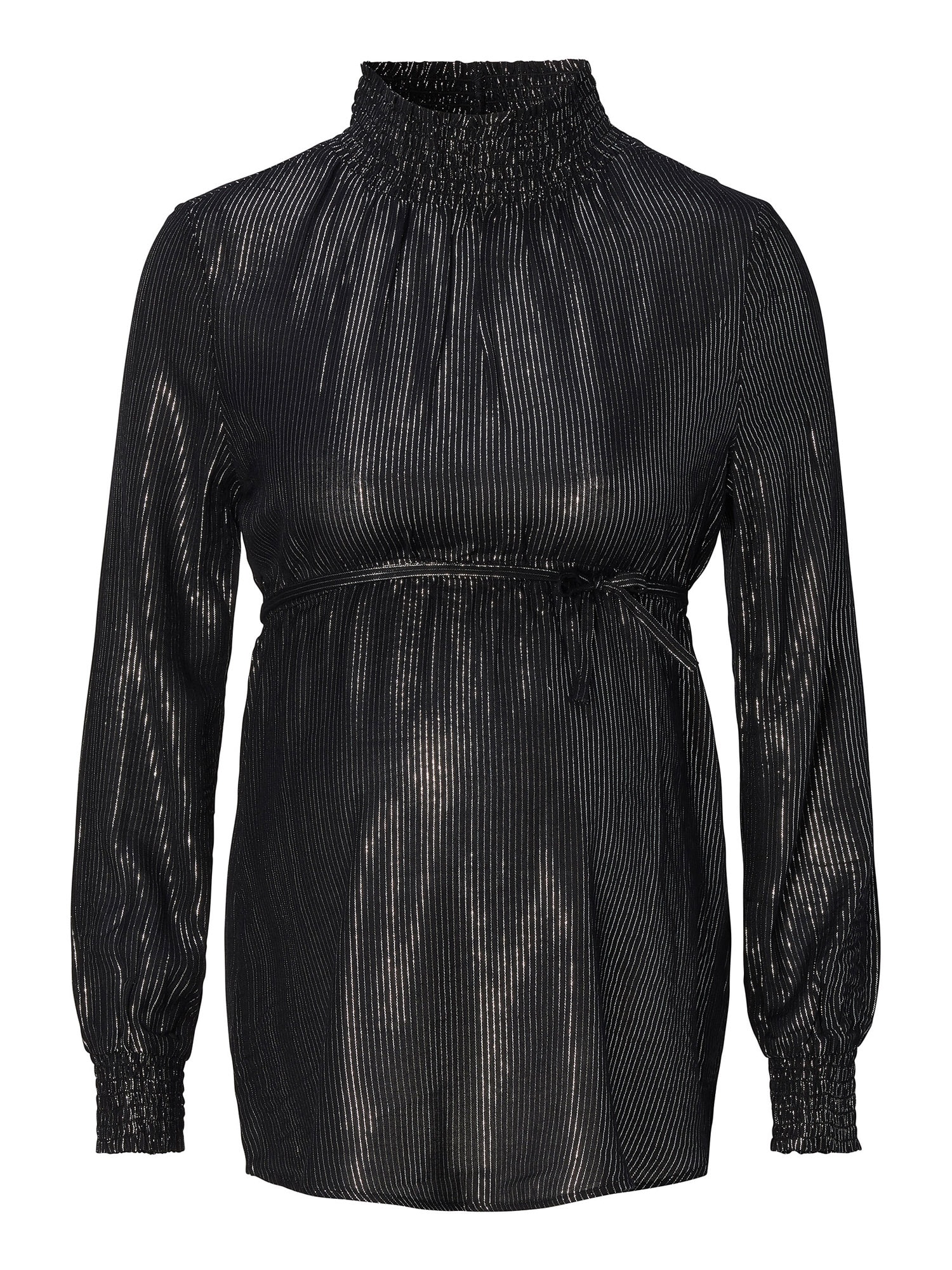 Esprit Maternity Bluza  črna / srebrna