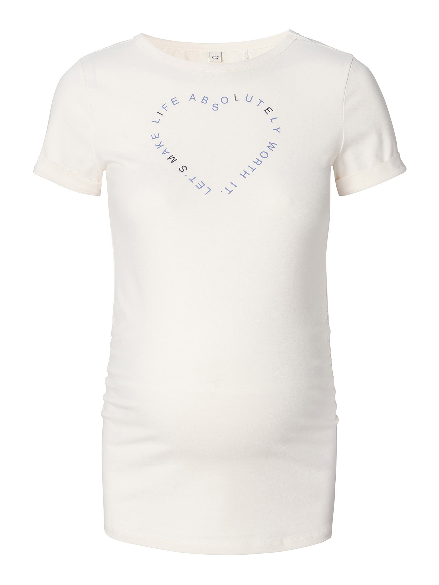 Esprit Maternity Majica  nebeško modra / črna / bela