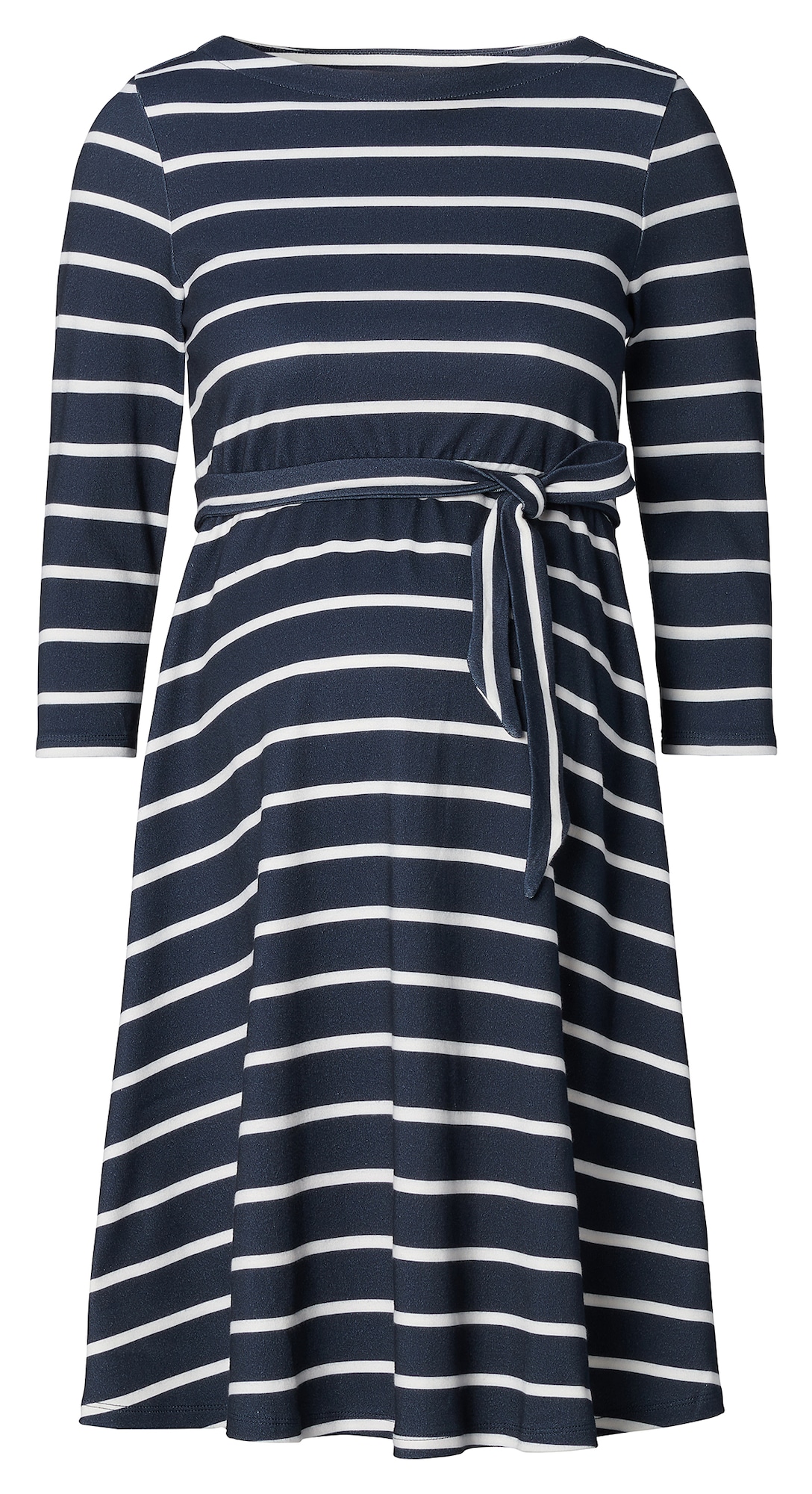 Esprit Maternity Obleka  temno modra / bela