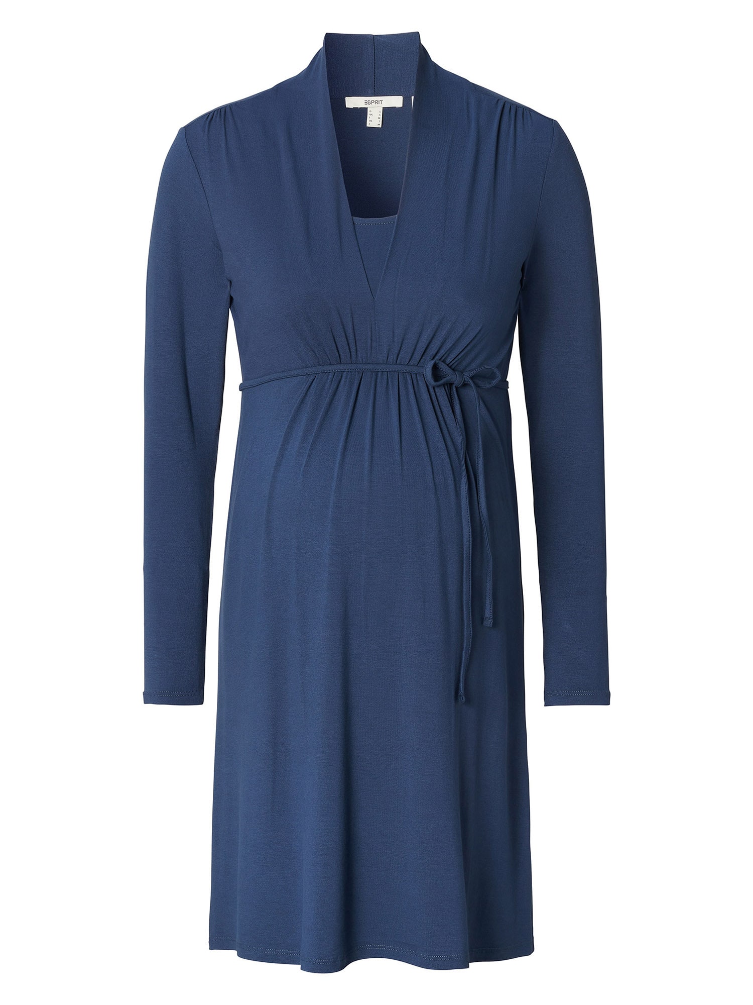 Esprit Maternity Obleka  temno modra / rdeča / bela