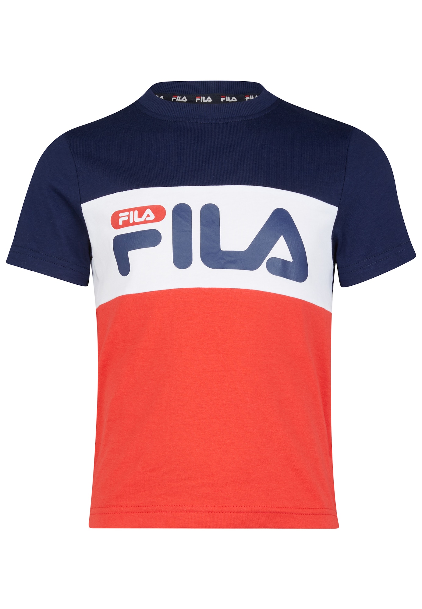 FILA Majica 'College Station'  temno modra / rdeča / bela