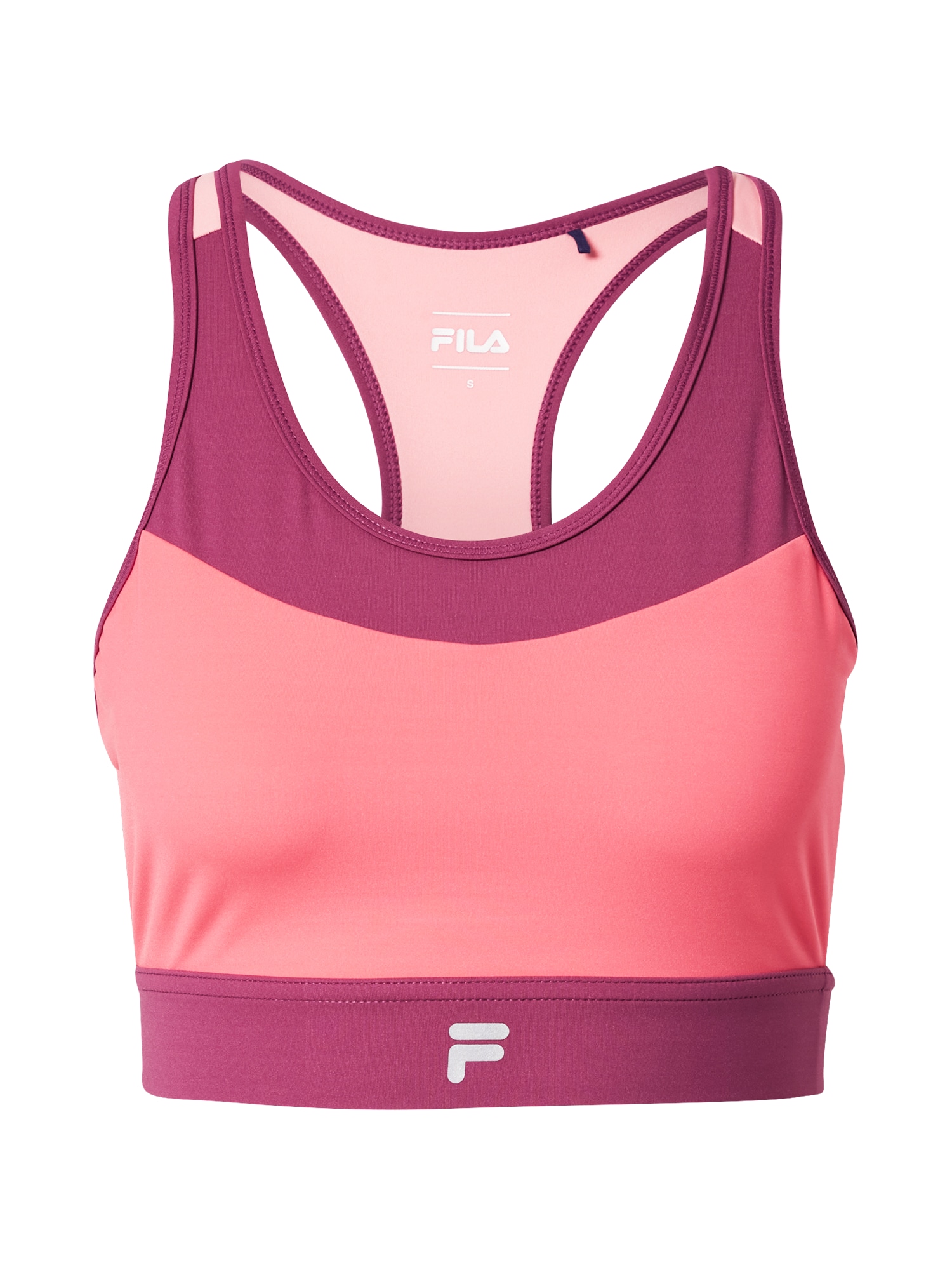FILA Športni top 'RABENAU'  svetlo siva / ciklama / svetlo roza