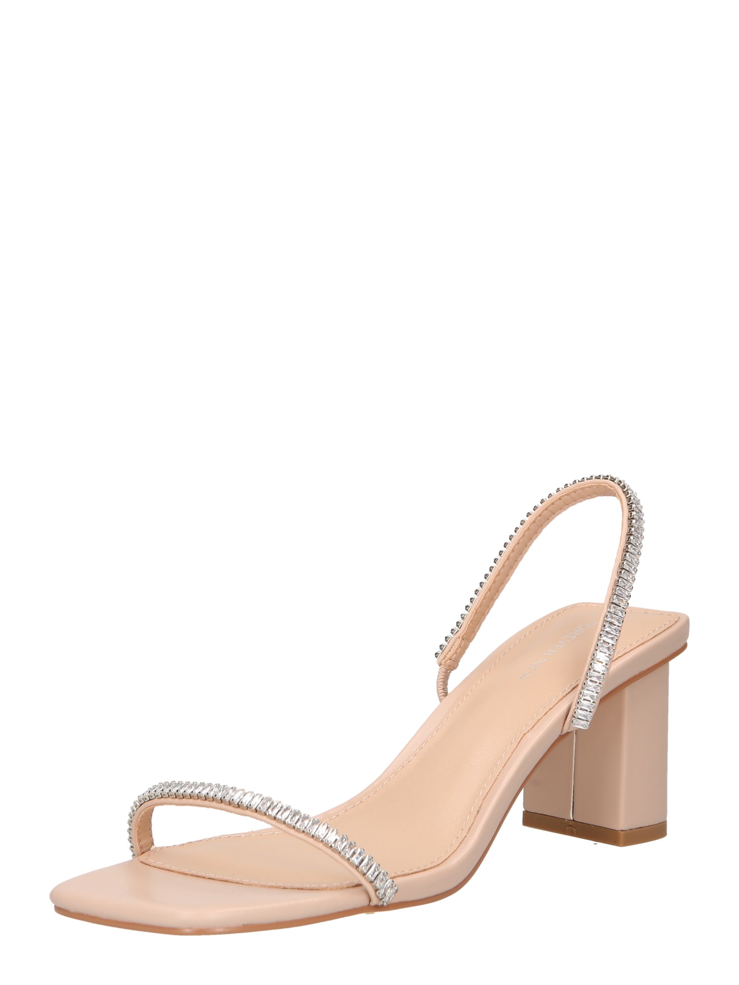 Forever New Nizki natikači 'Aria'  nude / srebrna