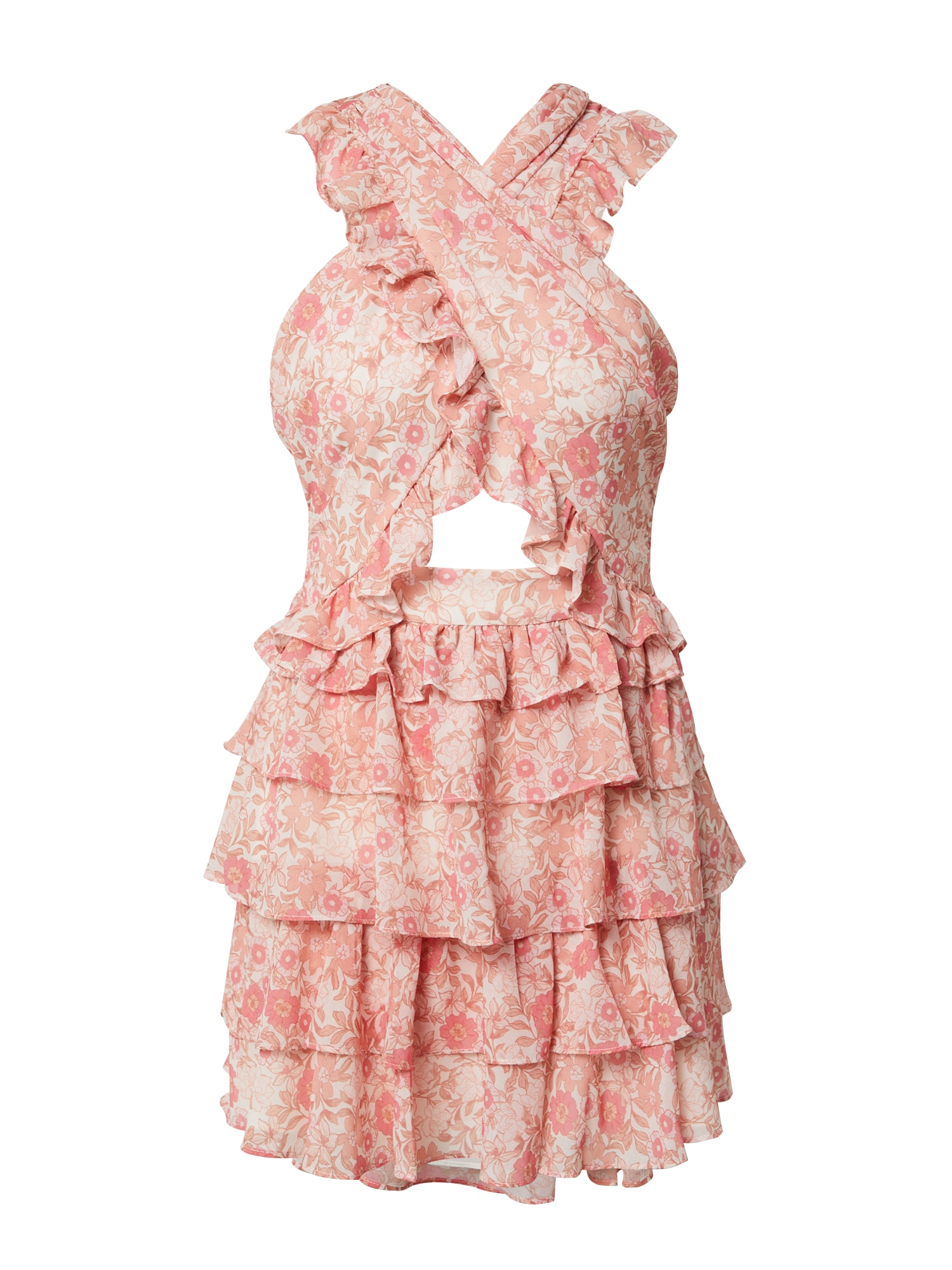 Forever New Obleka 'Selena'  roza / pitaja / rosé / naravno bela