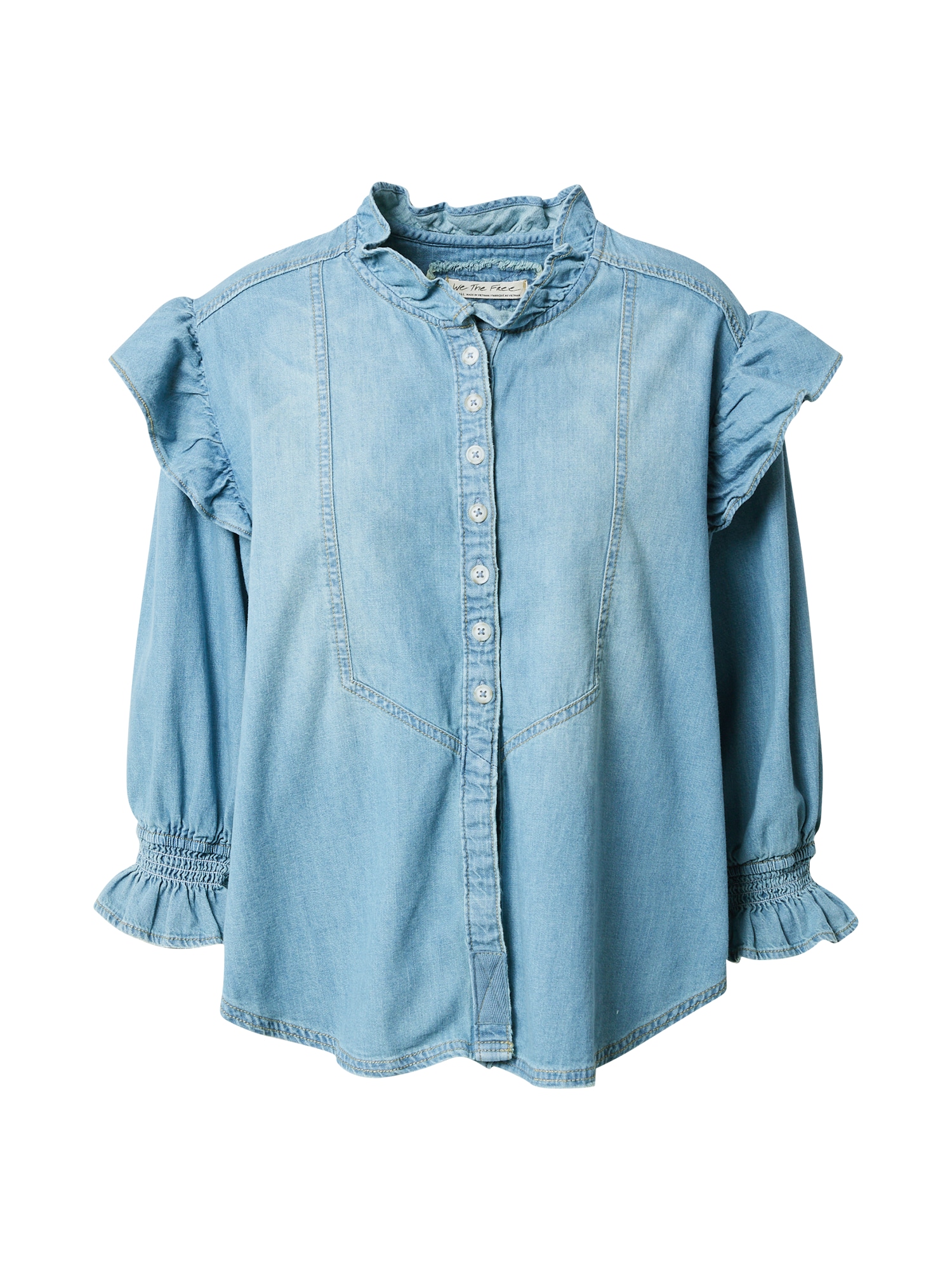 Free People Bluza  moder denim