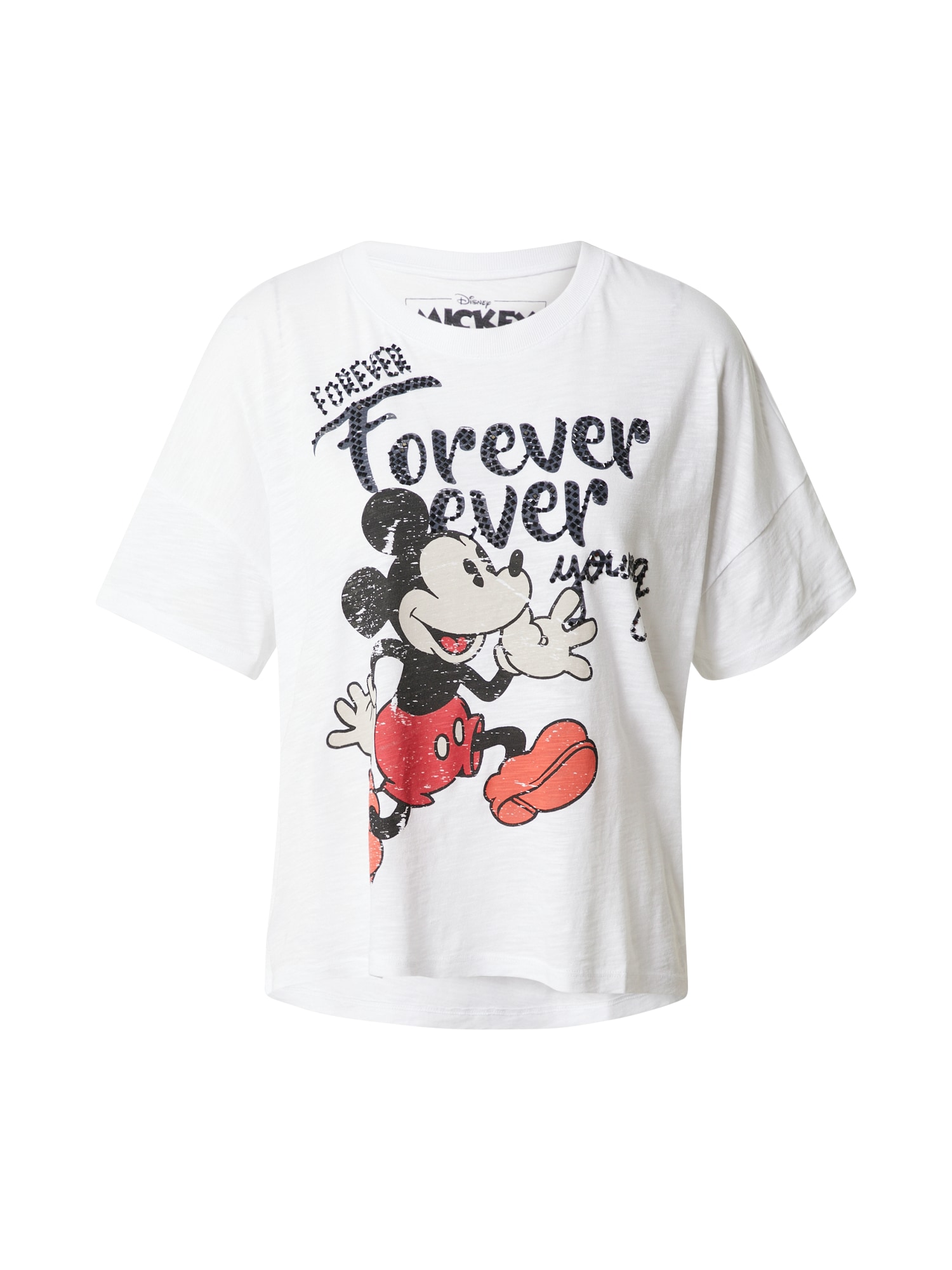 Frogbox Majica 'Forever Mickey'  mešane barve / bela