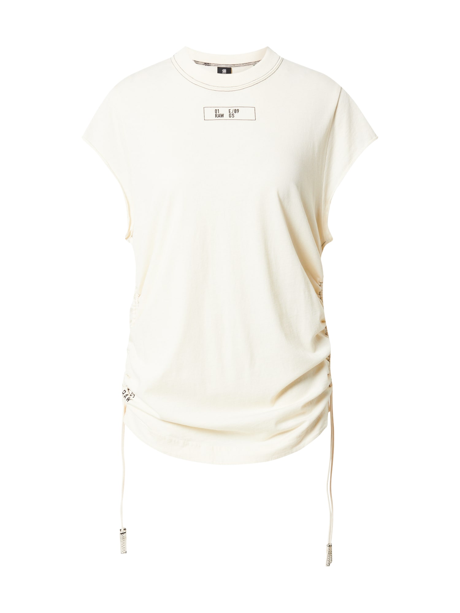 G-Star RAW Majica  črna / bela