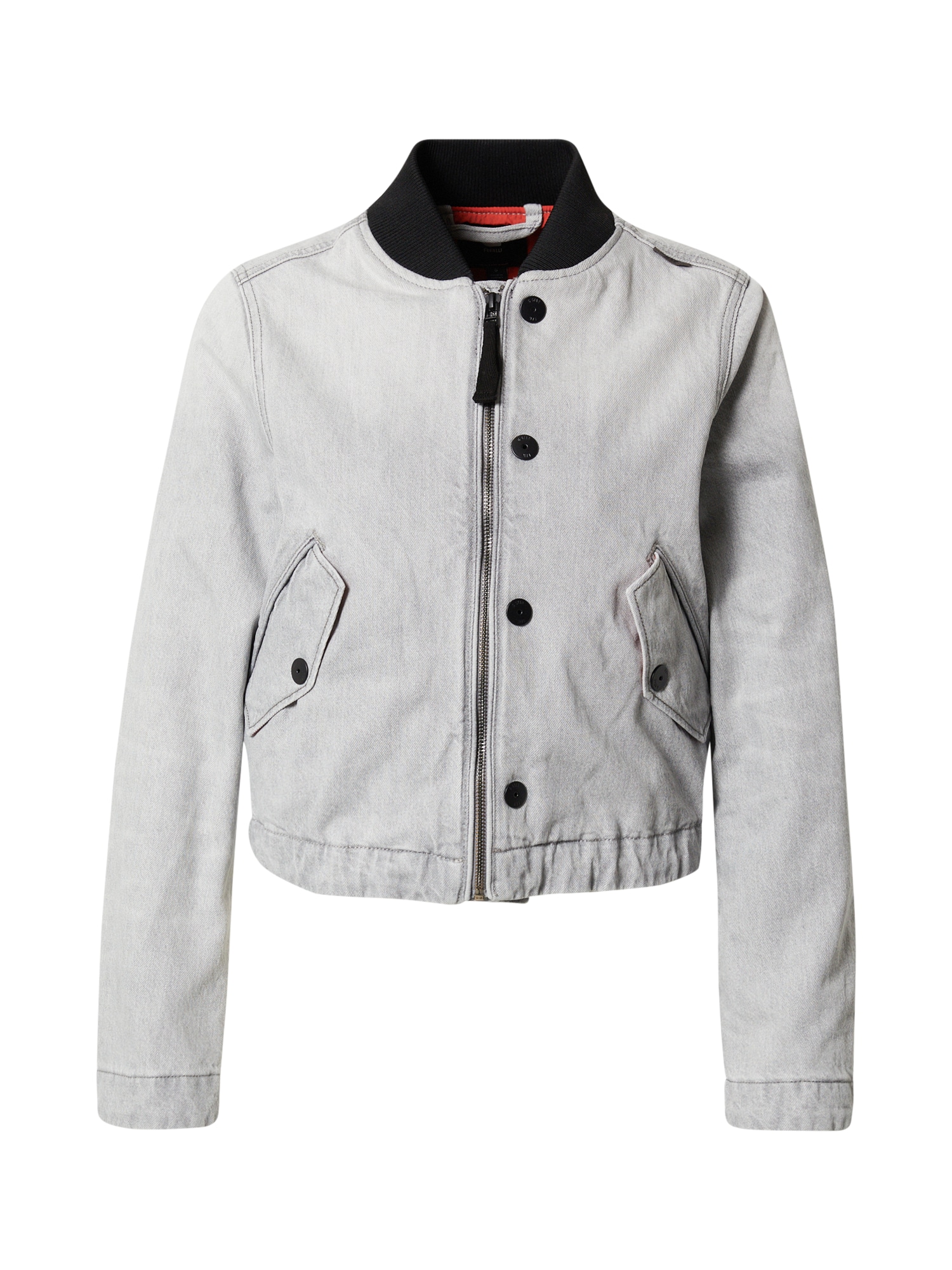 G-Star RAW Prehodna jakna  svetlo siva / črna