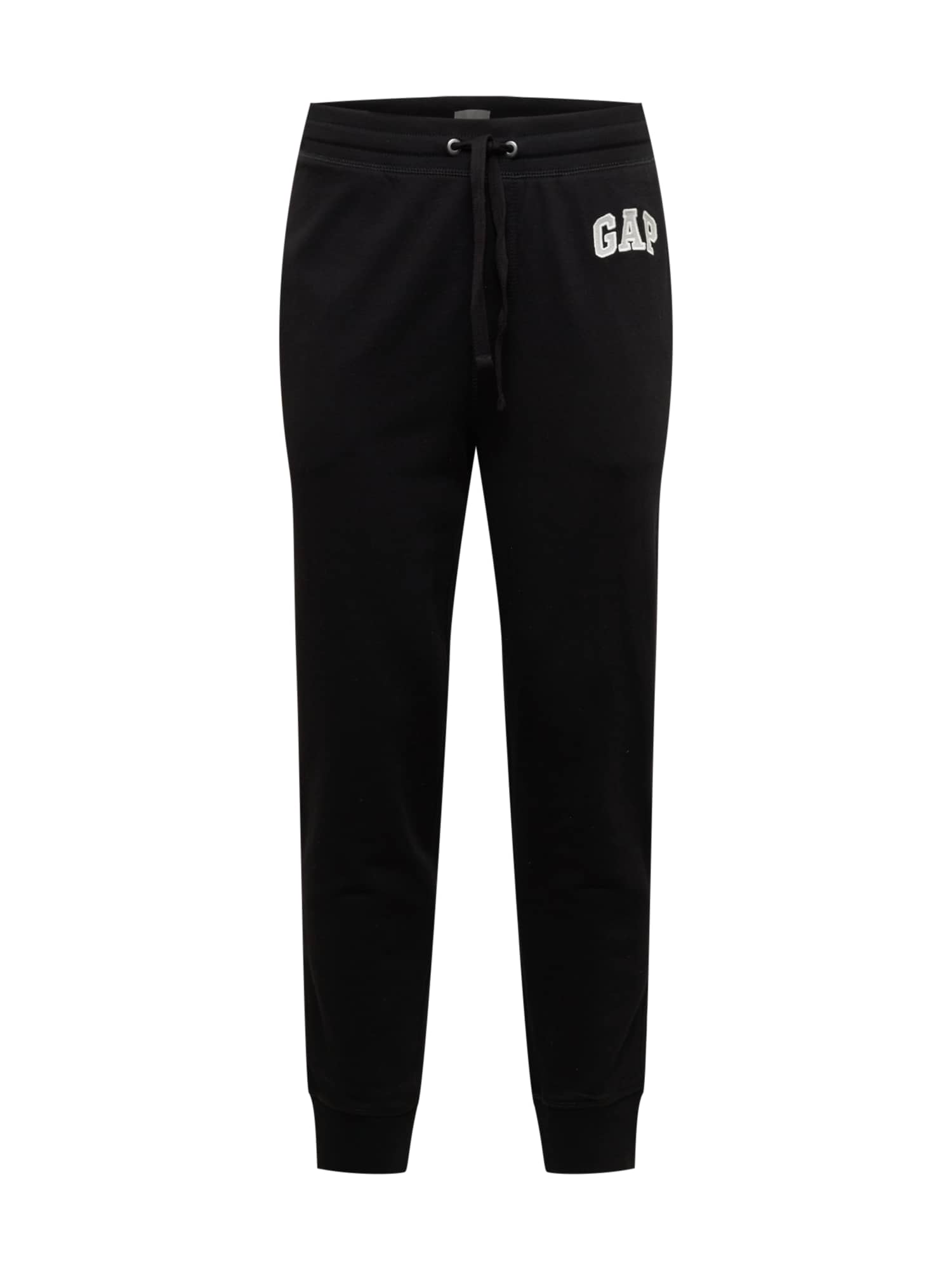GAP Hlače  svetlo siva / črna / bela