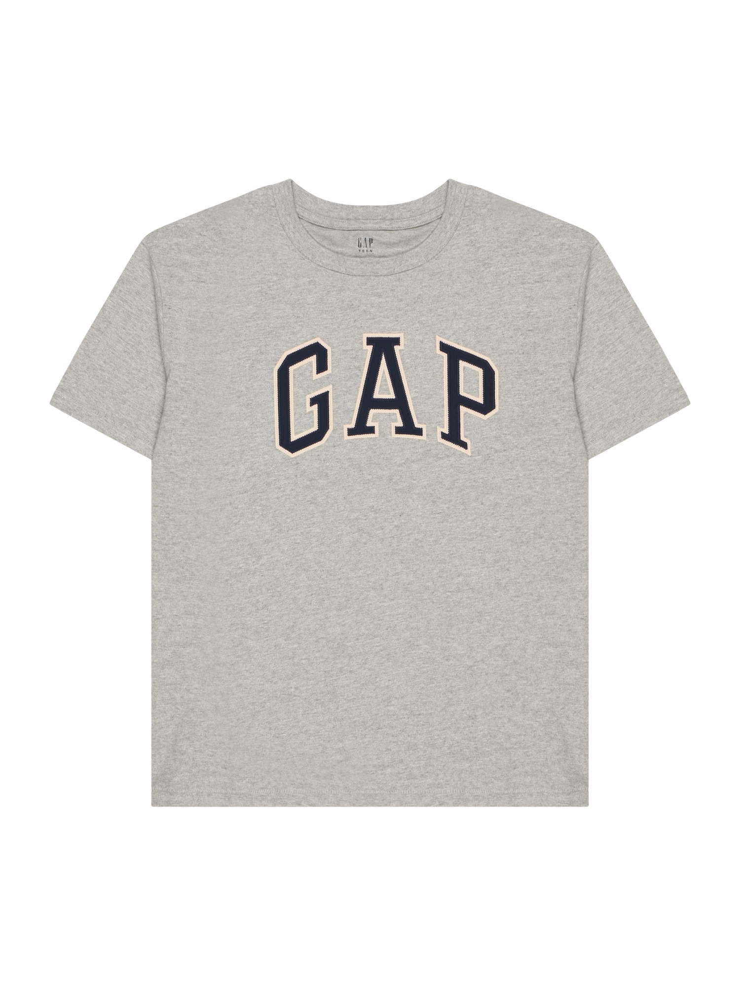 GAP Majica  ecru / svetlo siva / pegasto siva / črna