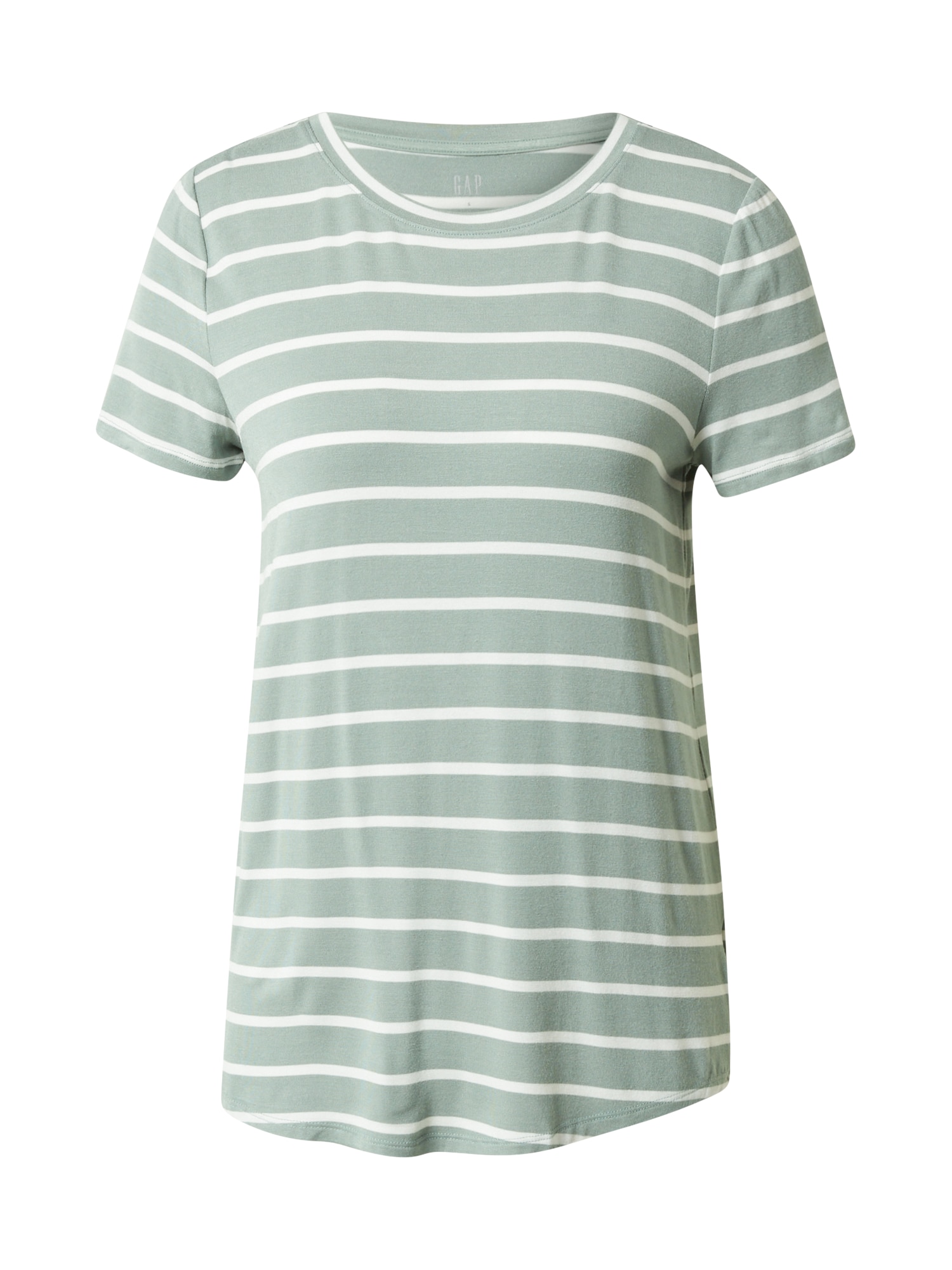 GAP Majica  pastelno zelena / bela
