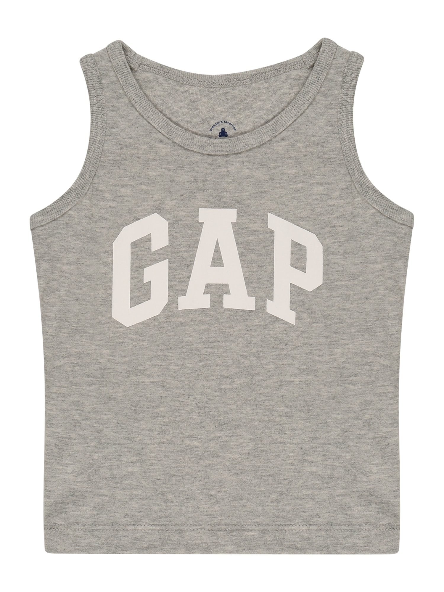 GAP Majica  pegasto siva / bela