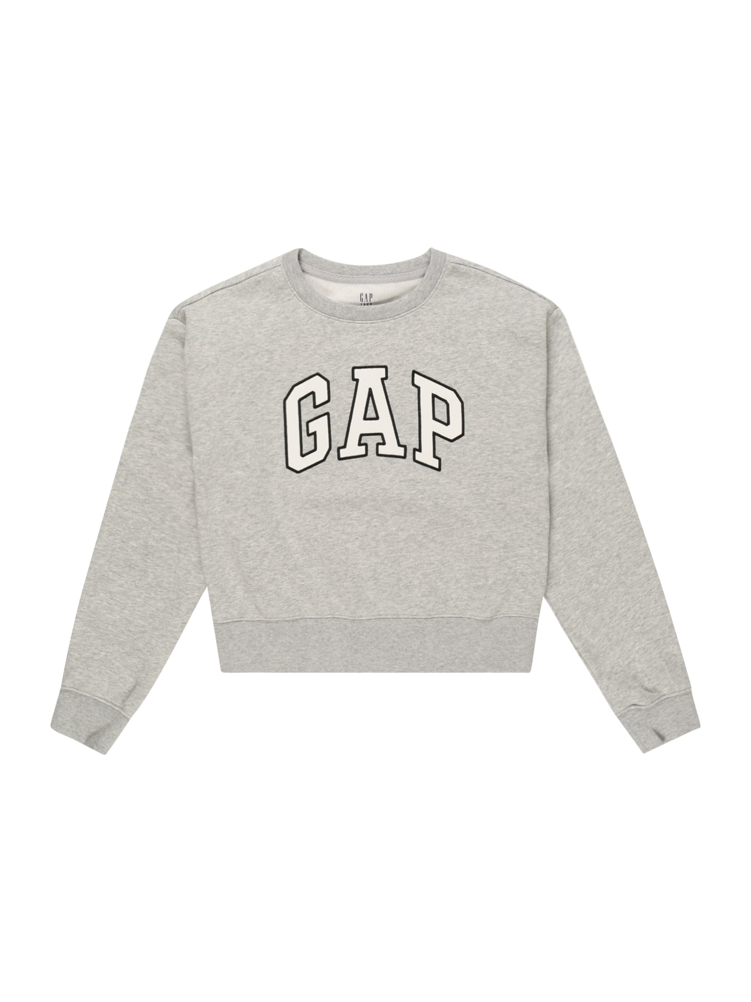 GAP Majica  pegasto siva / črna / bela