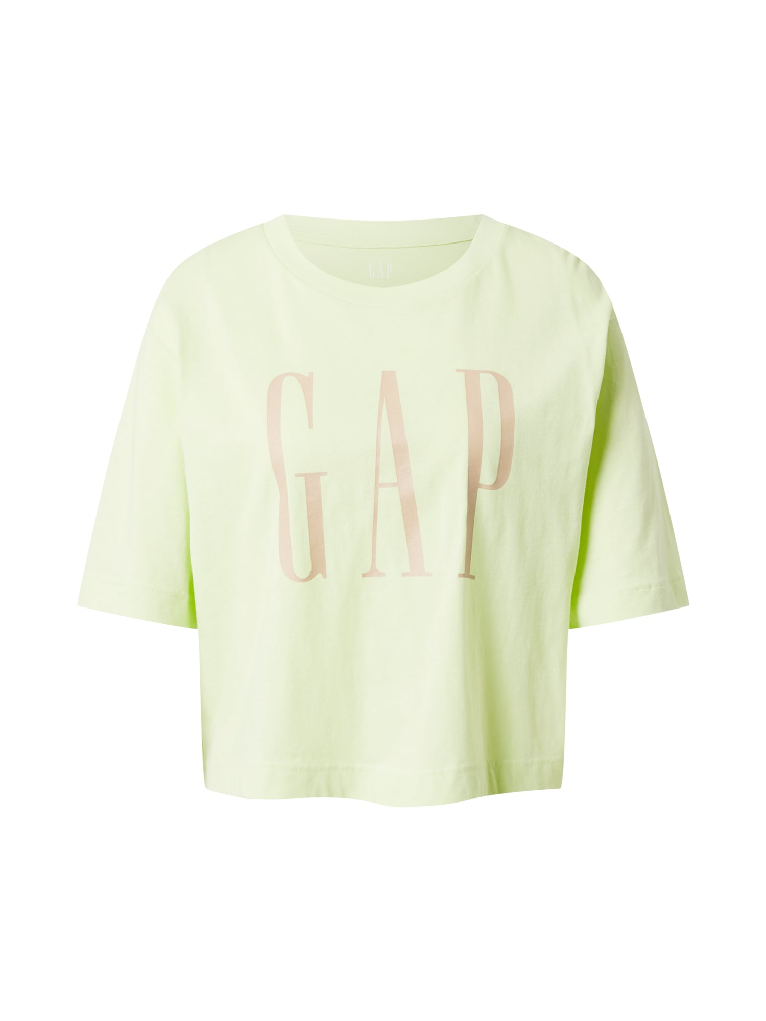 GAP Majica  svetlo zelena / pastelno oranžna