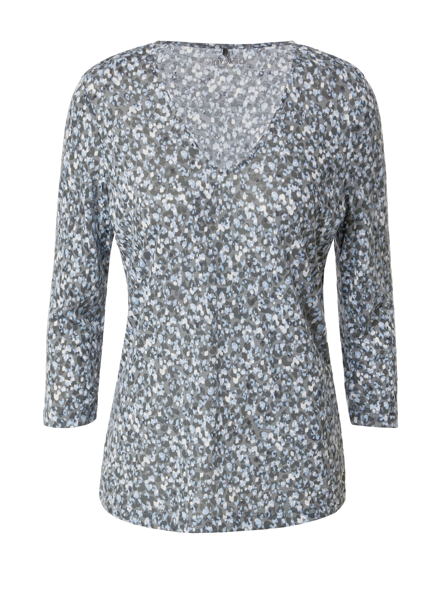 GERRY WEBER Majica  dimno modra / svetlo modra / kaki / bela