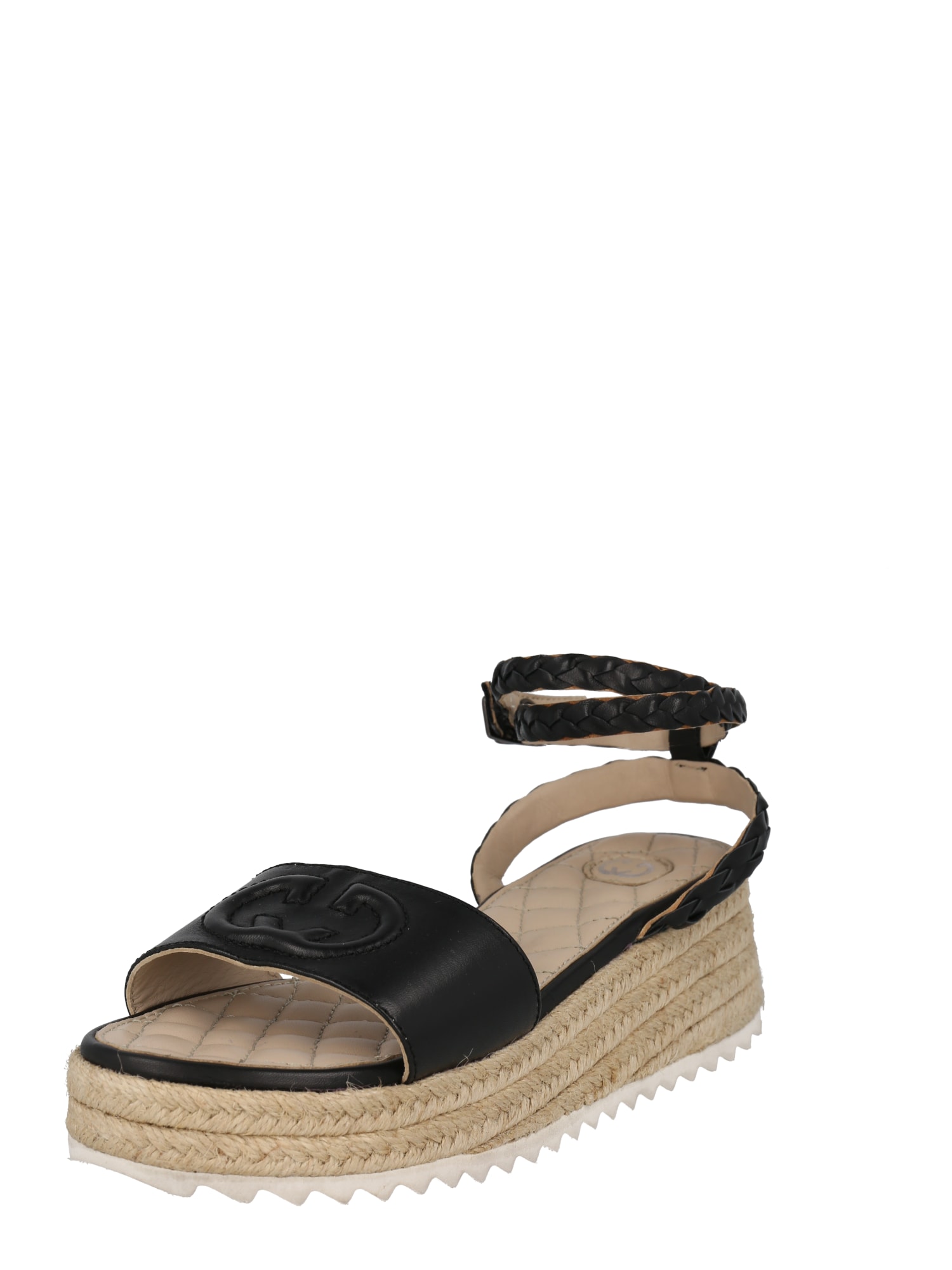 GERRY WEBER Sandali s paščki 'Bari'  črna
