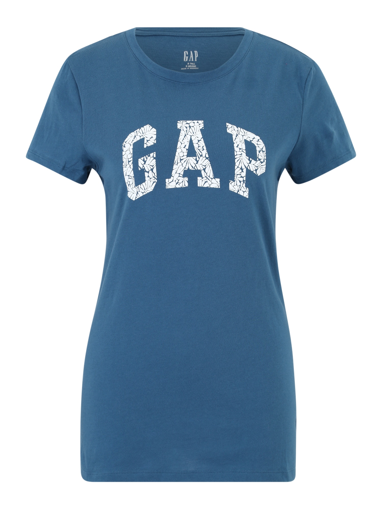 Gap Tall Majica 'NOVELTY FILL'  golobje modra / bela