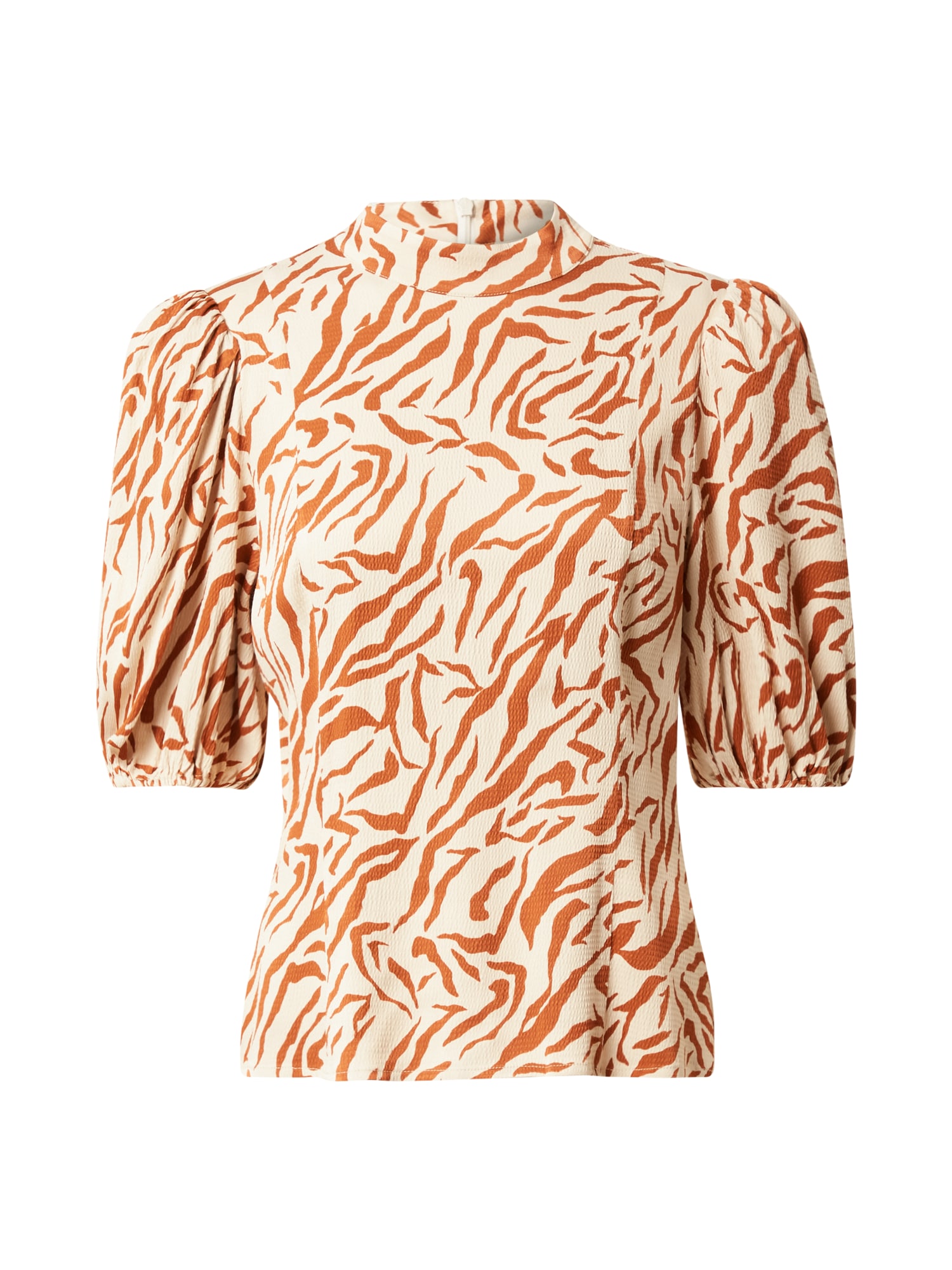 Gestuz Bluza 'Nene'  kremna / rjasto rjava