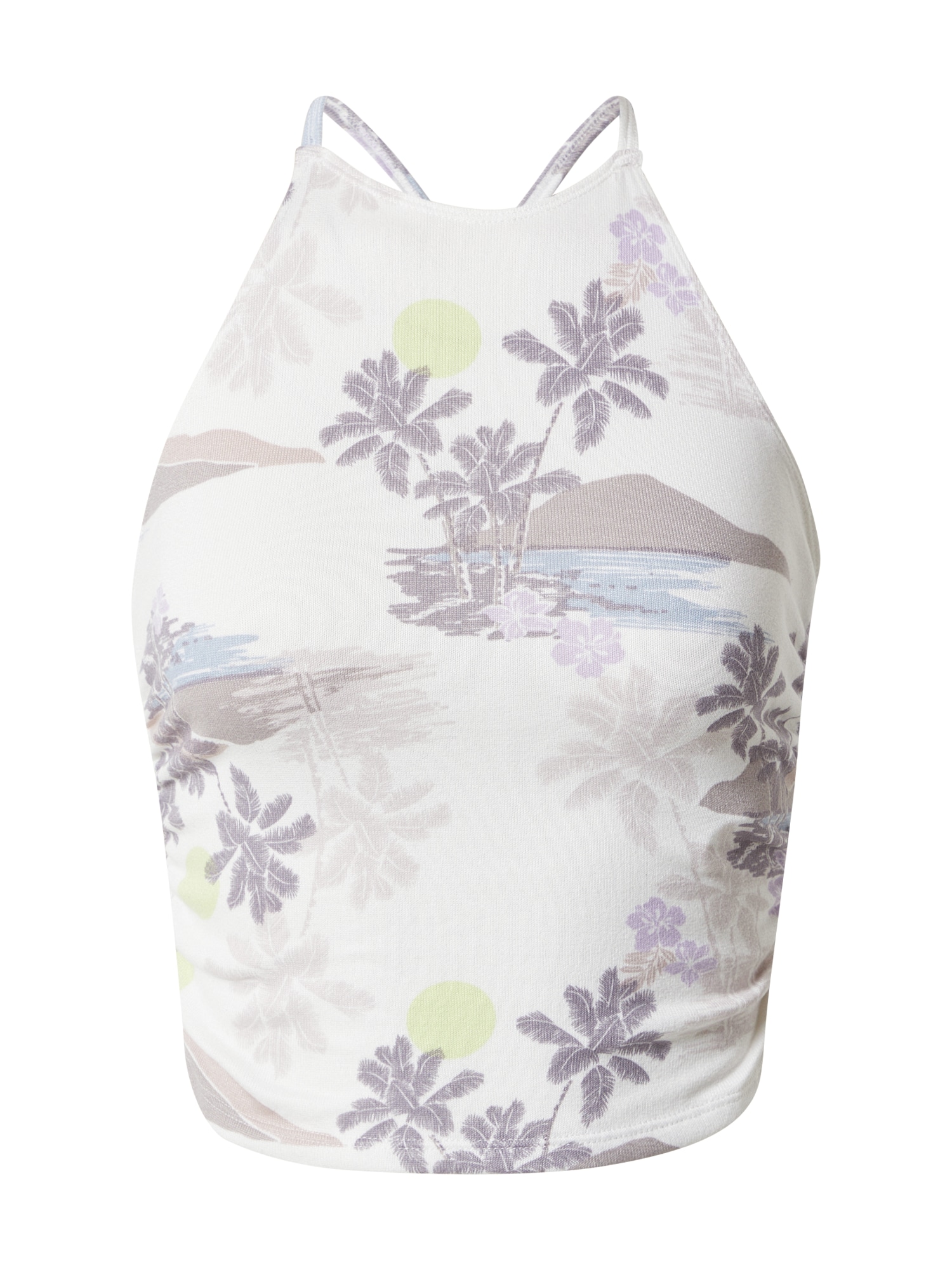 Gilly Hicks Majica za spanje  limonino-rumena / dimno-siva / temno siva / bela