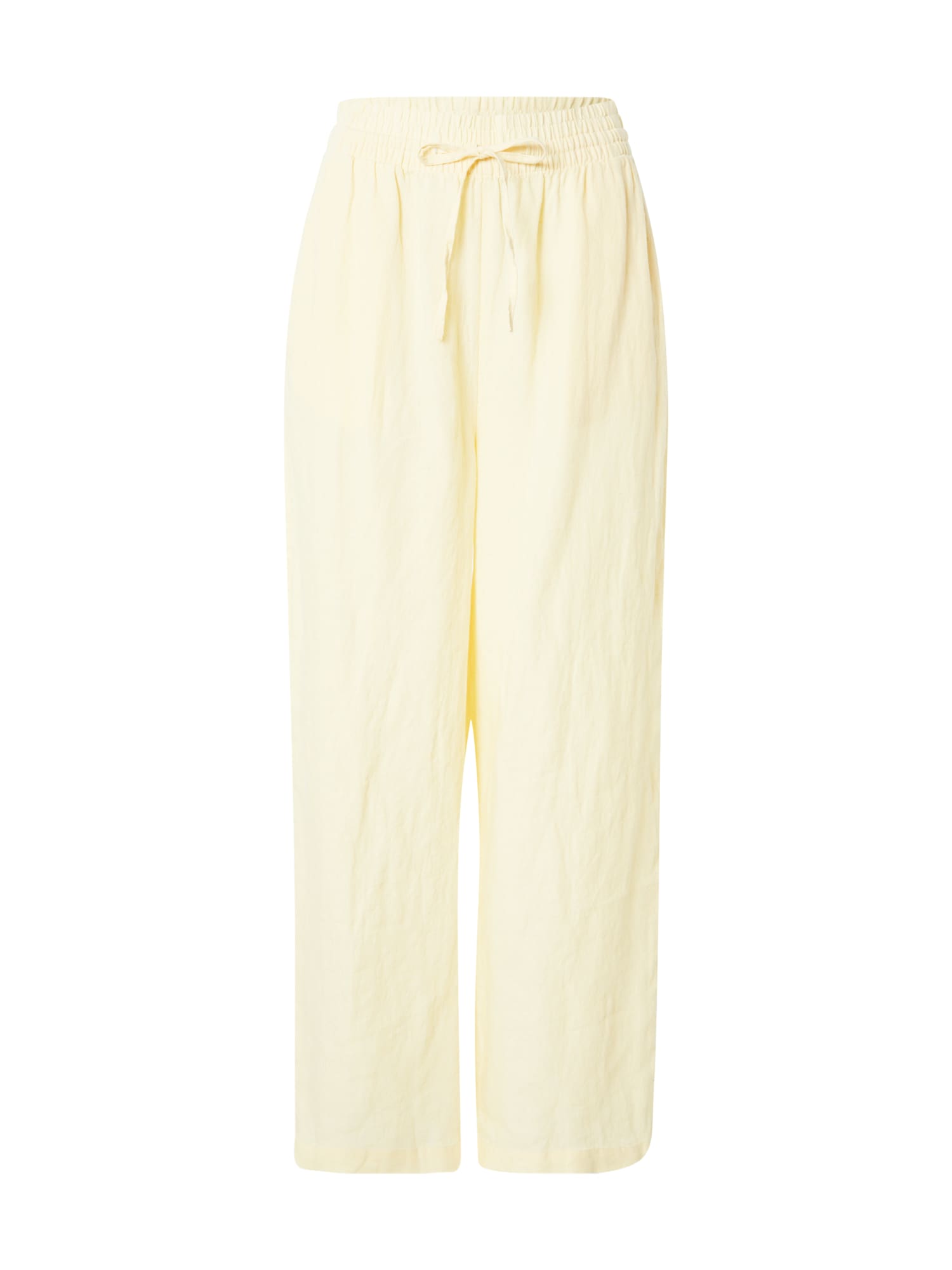 Gina Tricot Hlače 'Disa'  pastelno rumena
