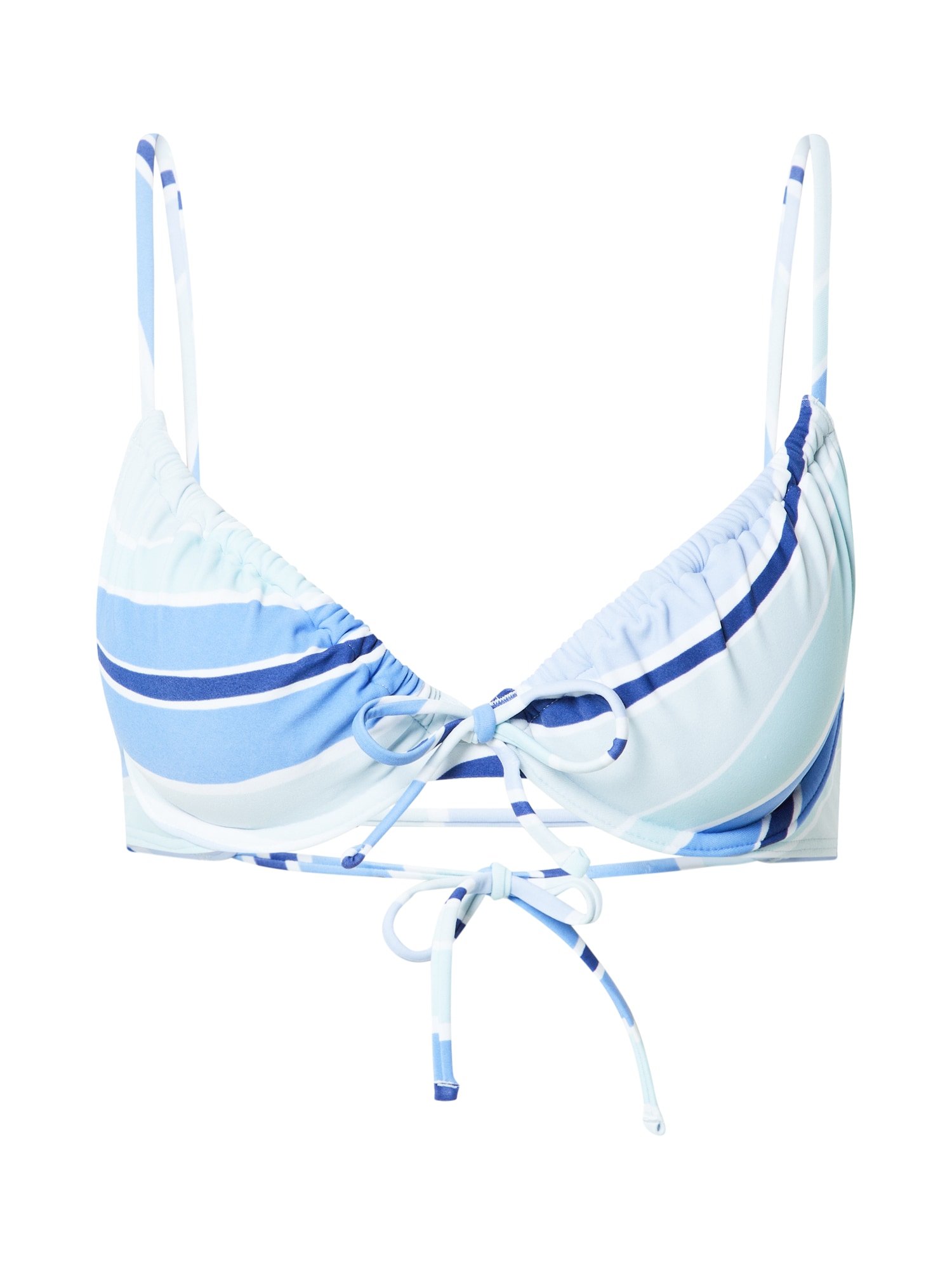 HOLLISTER Bikini zgornji del 'MAY'  safir / svetlo modra / meta / bela