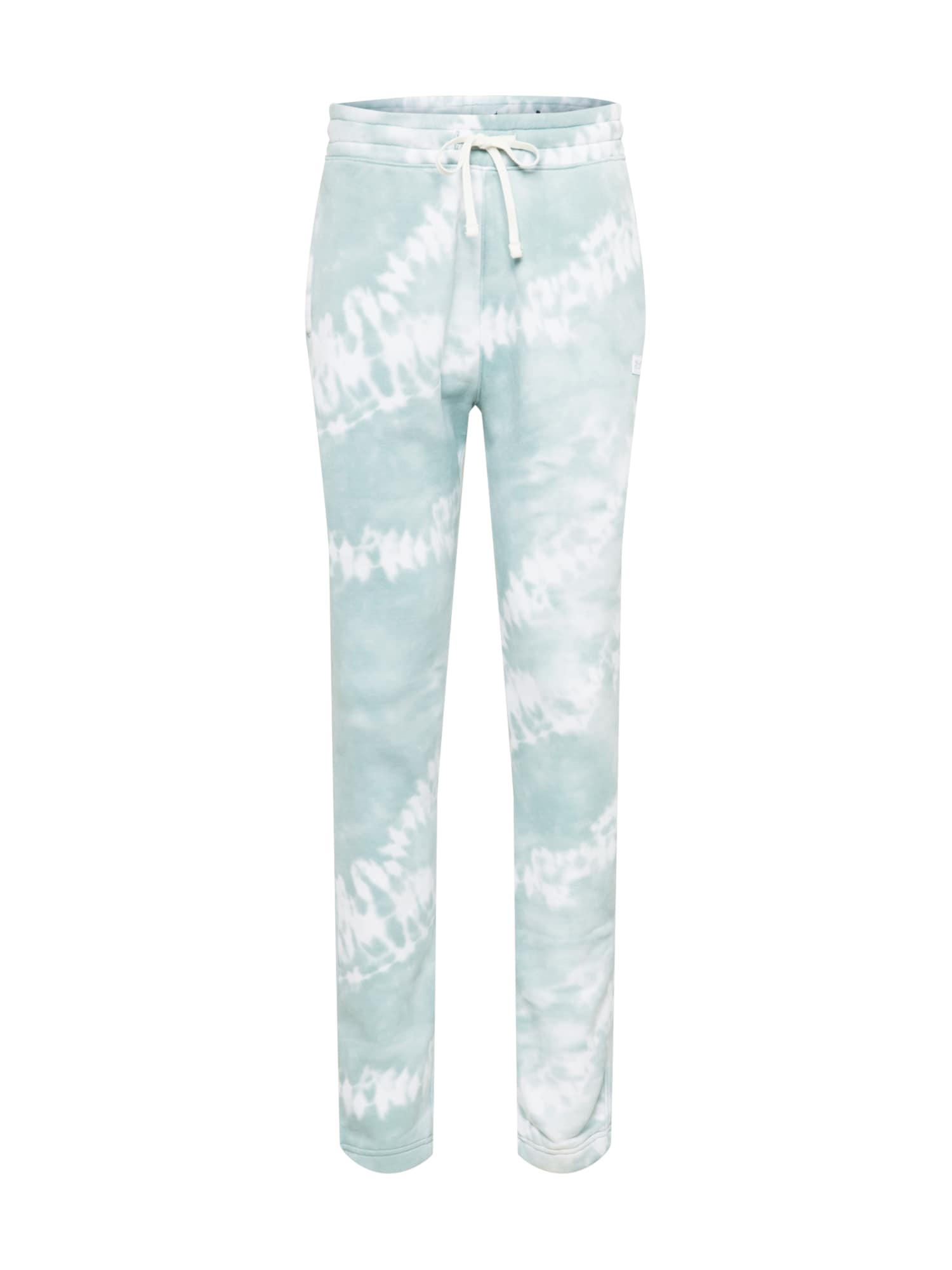 HOLLISTER Hlače  pastelno zelena / bela