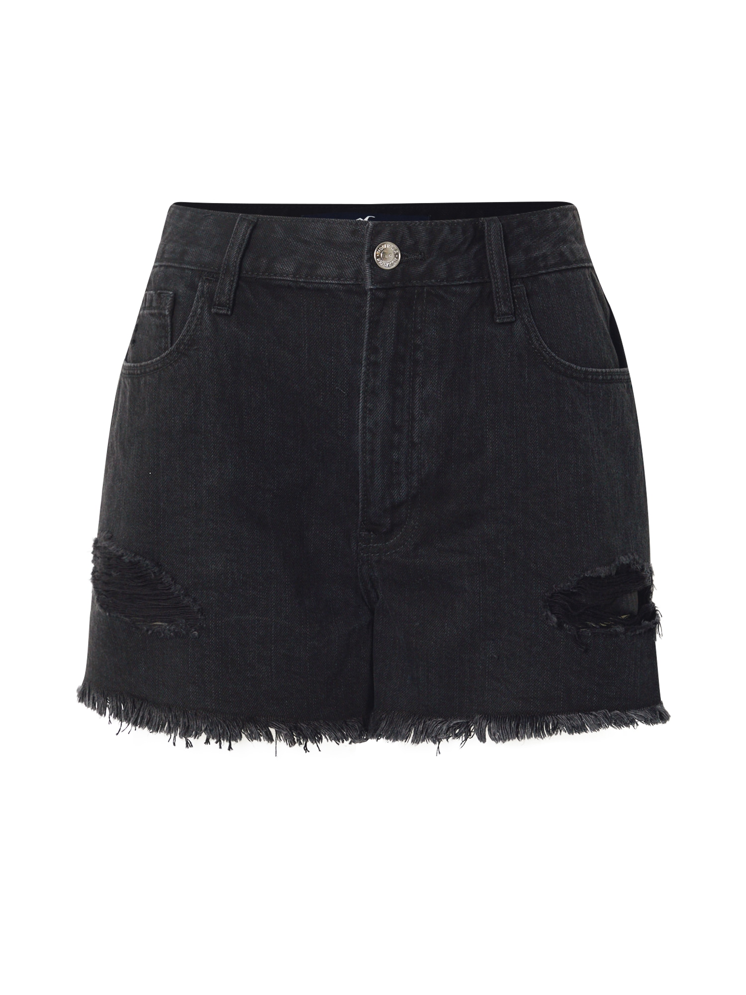 HOLLISTER Kavbojke  črn denim