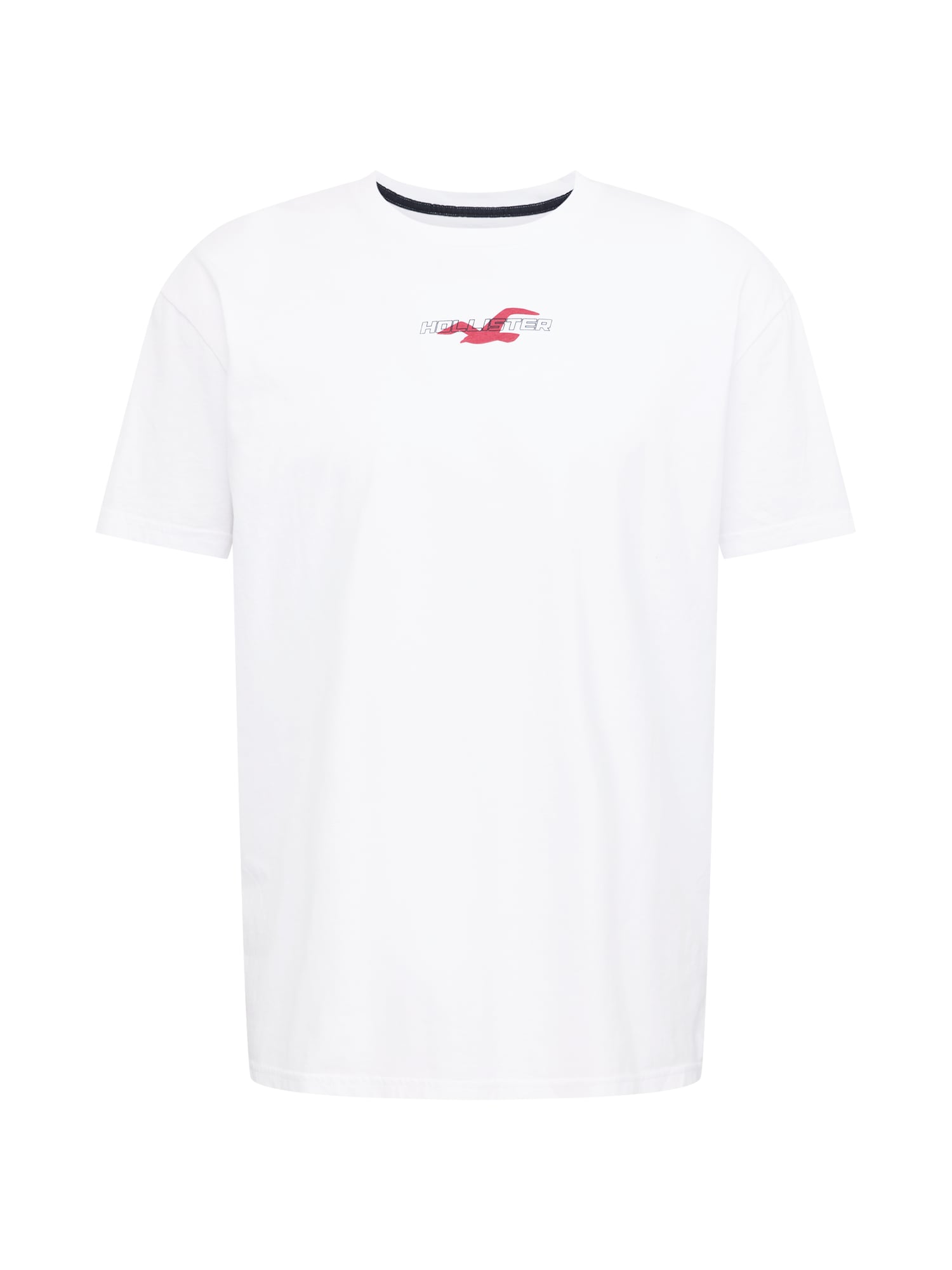 HOLLISTER Majica  rdeča / črna / bela