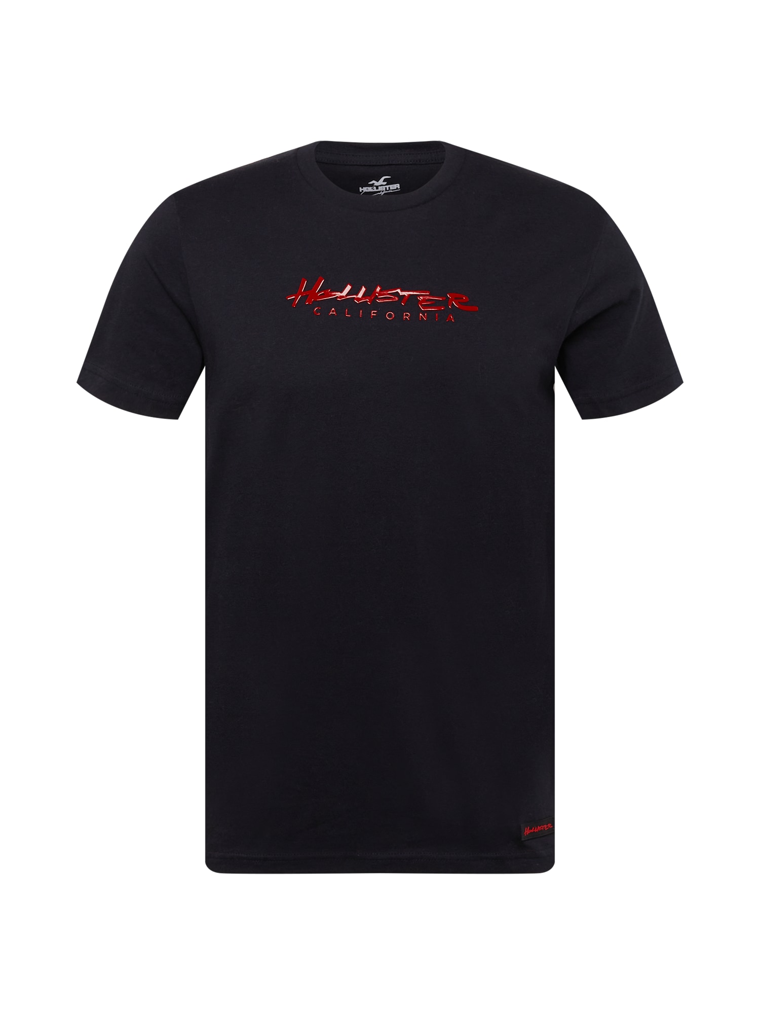 HOLLISTER Majica  rdeča / črna