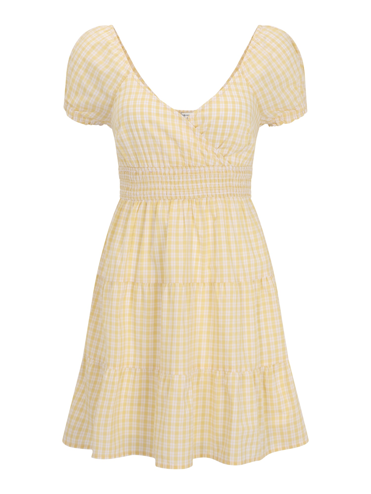 HOLLISTER Obleka  rumena / bela