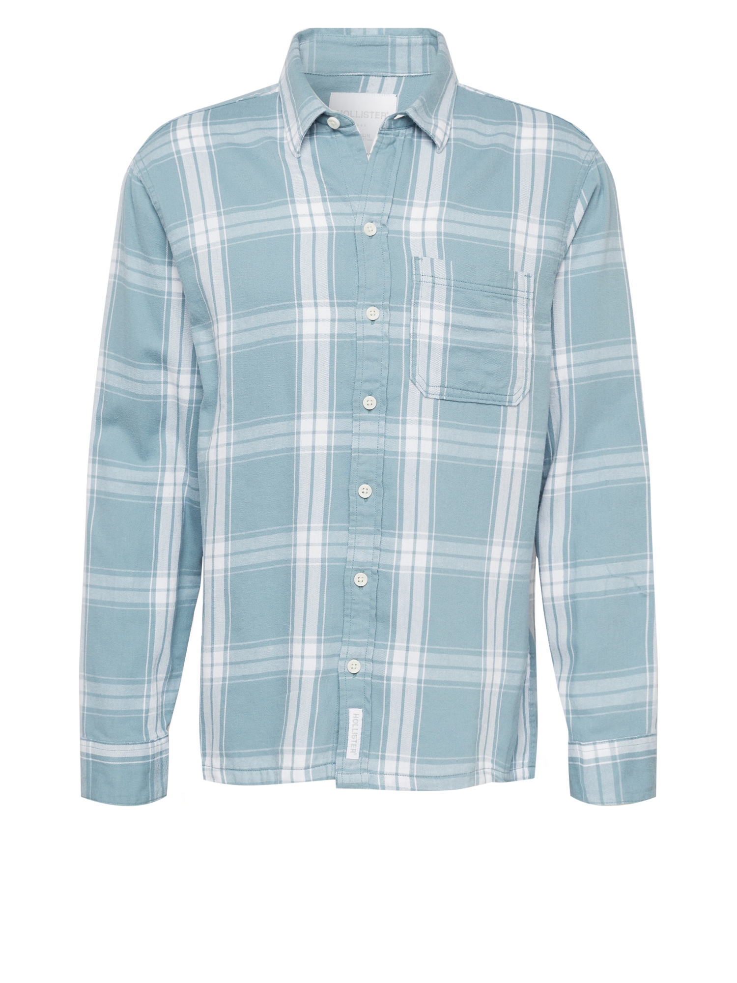 HOLLISTER Srajca  svetlo modra / bela
