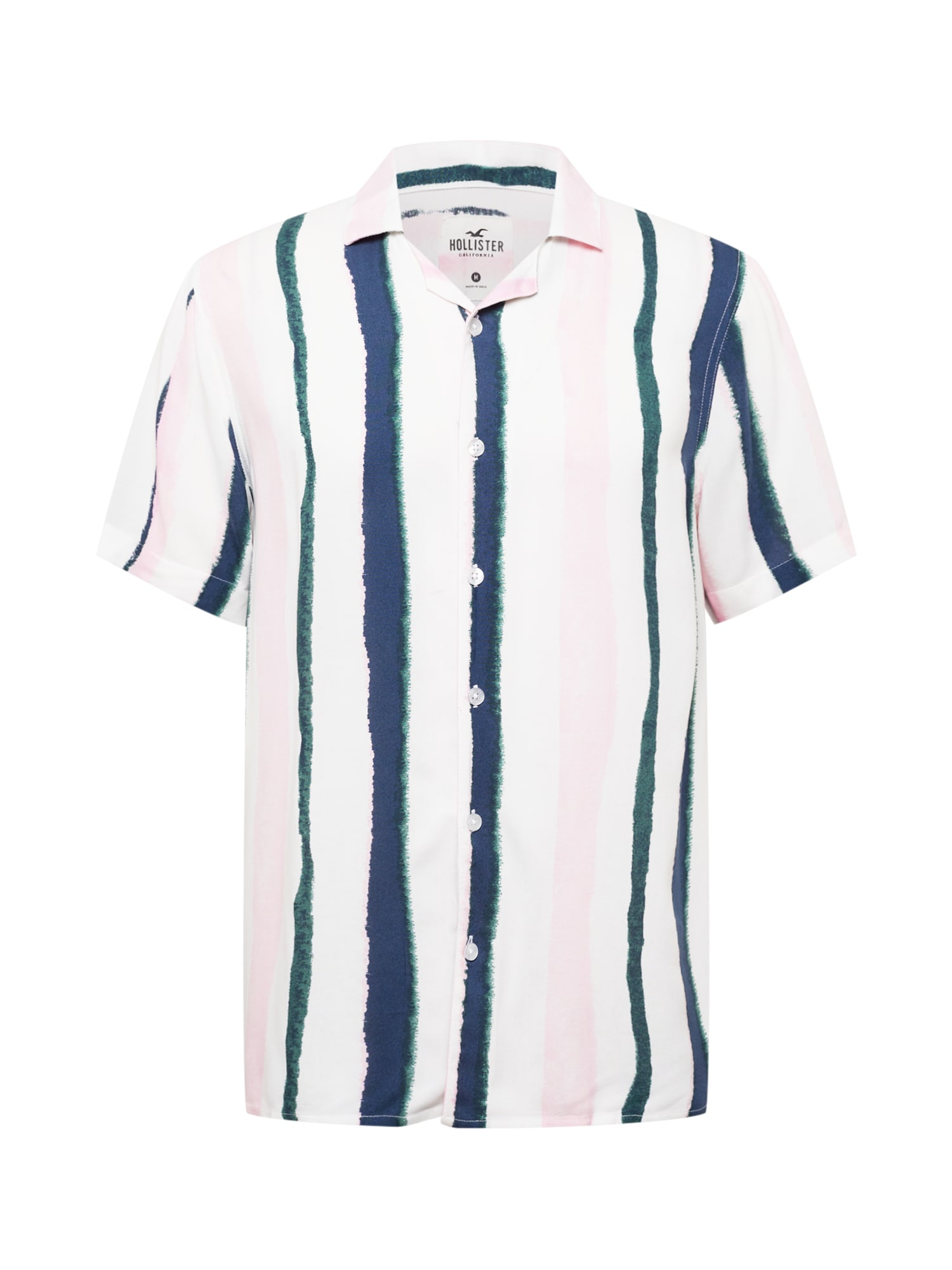 HOLLISTER Srajca  temno modra / smaragd / roza / bela