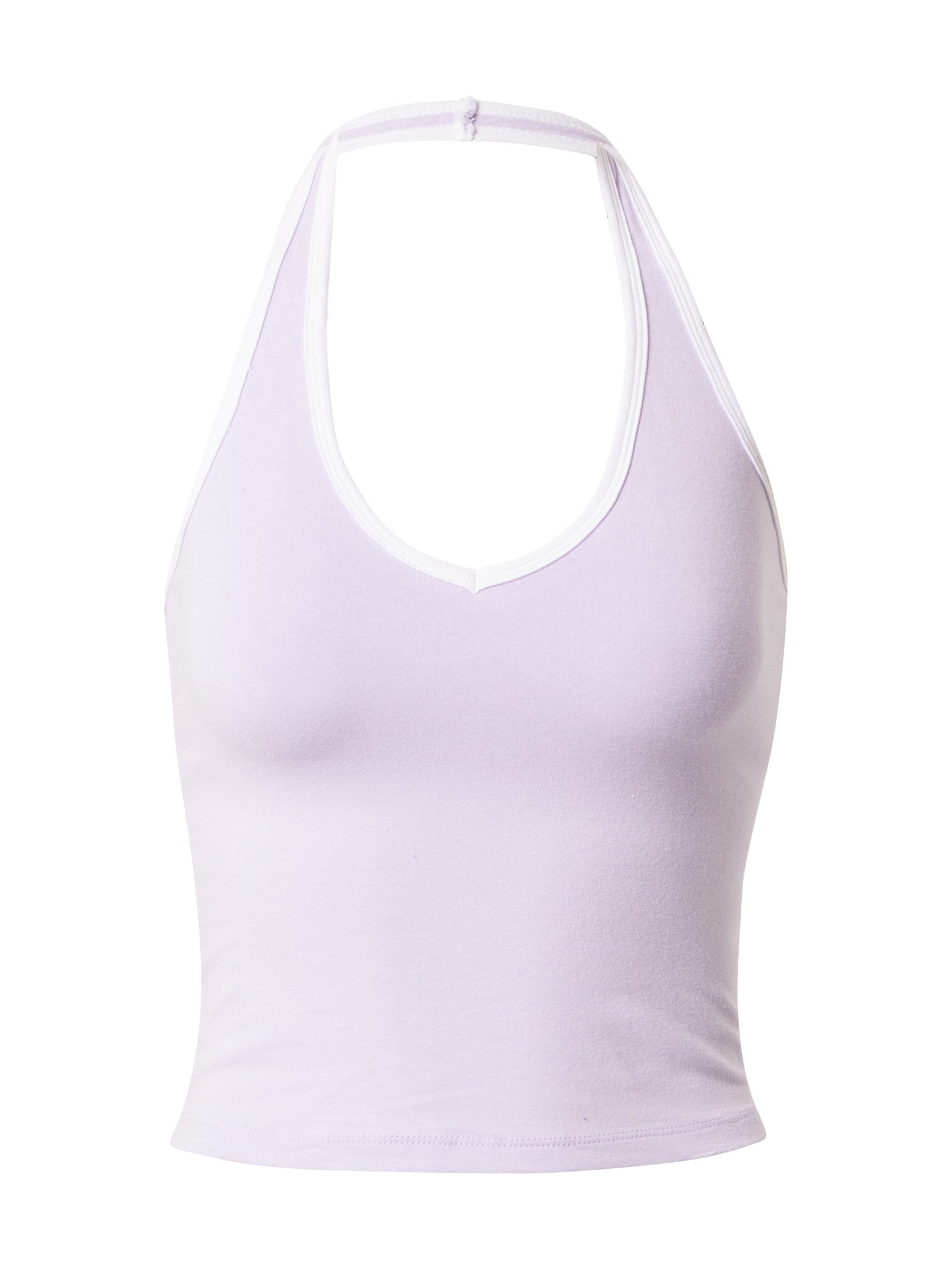 HOLLISTER Top  pastelno lila / bela