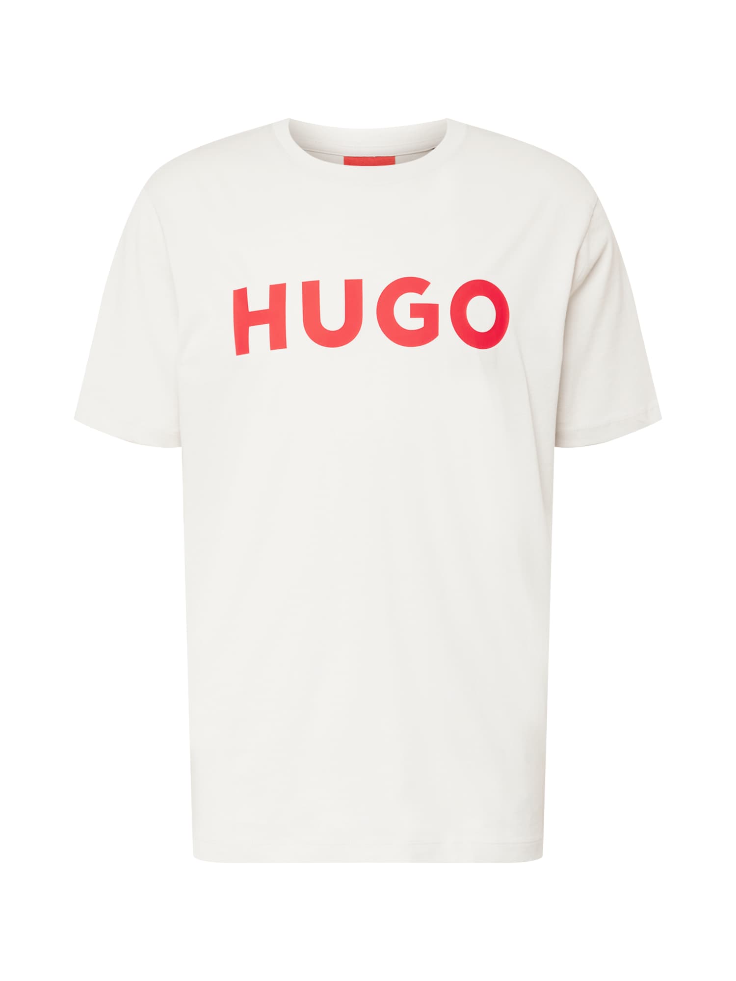 HUGO Majica 'Dulivio'  živo rdeča / jajčna lupina