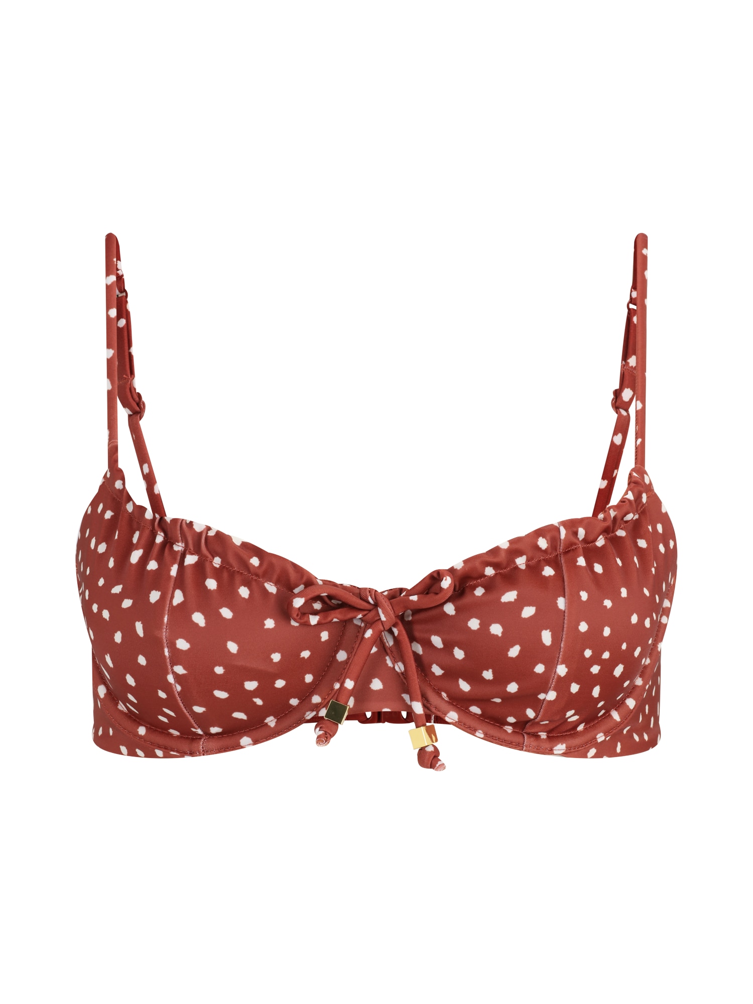 Hunkemöller Bikini zgornji del 'Ari'  rjava / bela