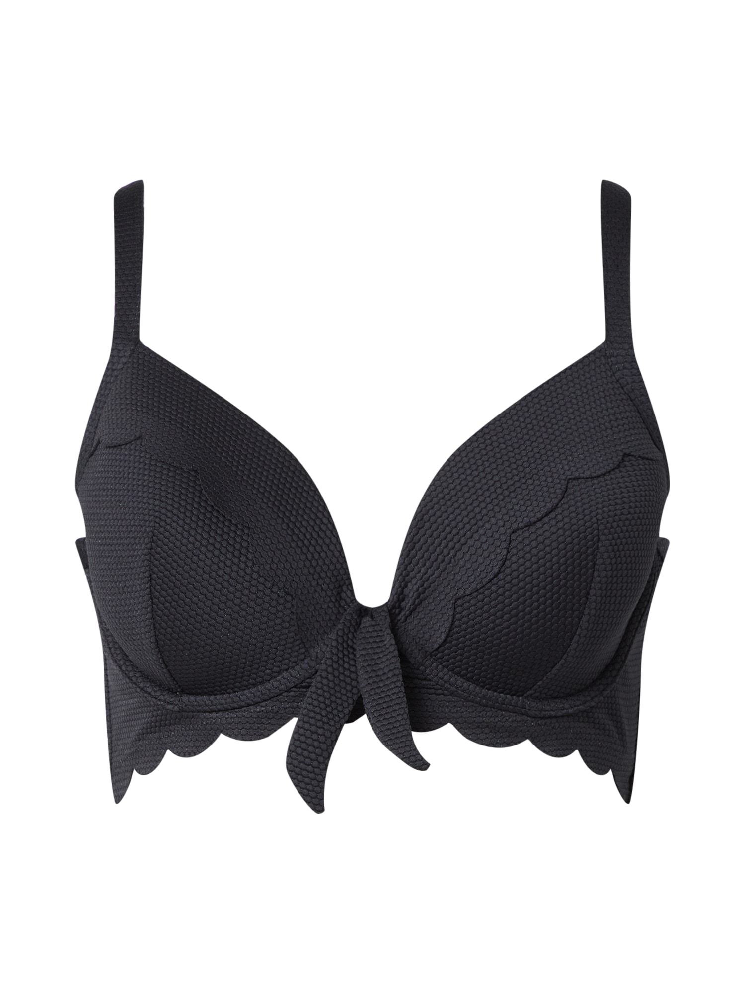 Hunkemöller Bikini zgornji del 'Scallop'  črna