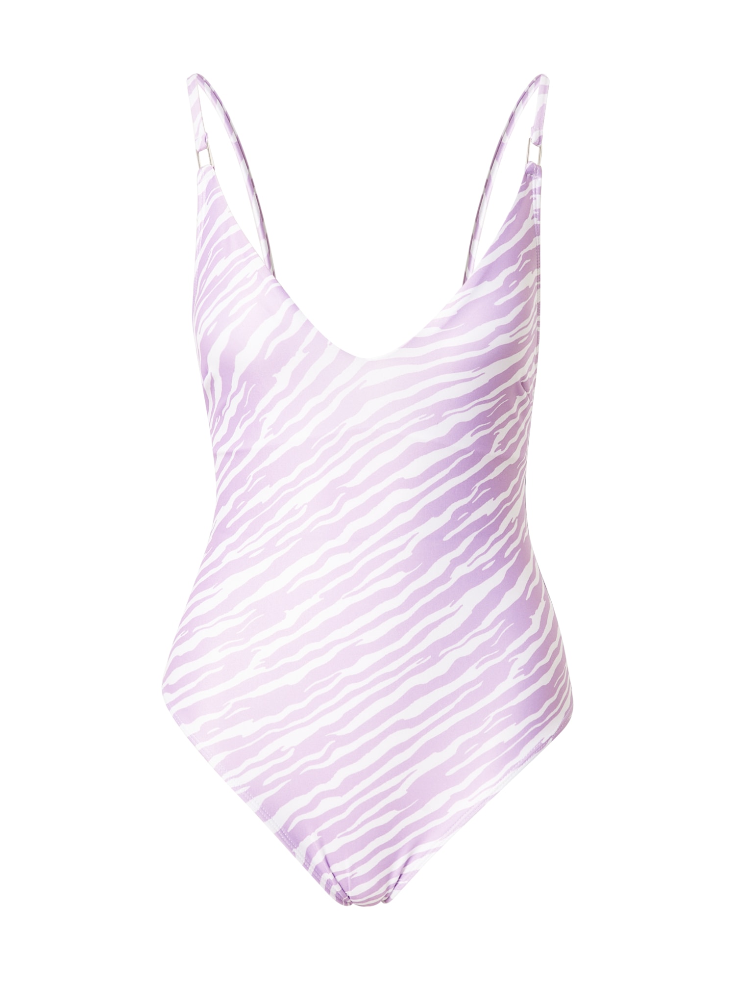Hunkemöller Enodelne kopalke  mauve / bela
